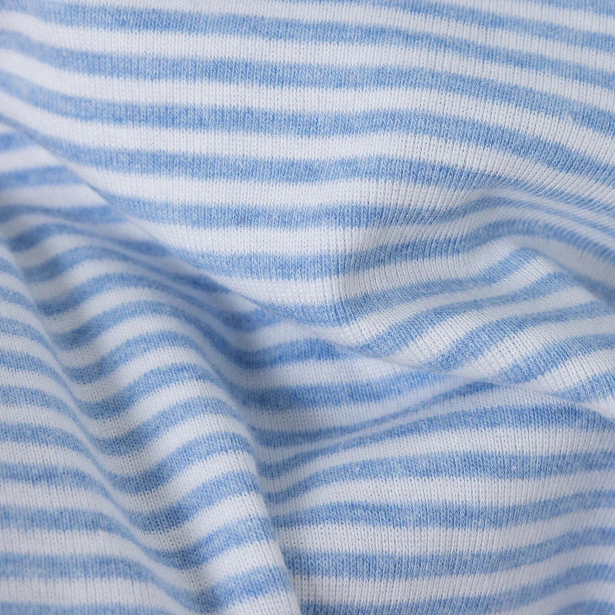 HelloBaby Boys 2-Pack Short Sleeve Bodysuits Striped with Poppers Envelope Neck Short Sleeve - Light Blue ebebek