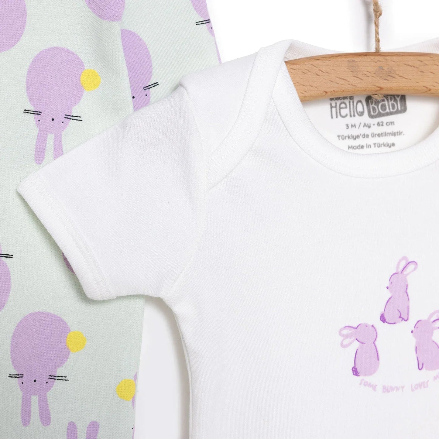 HelloBaby Newborn Baby Cute Elephant Jumpsuit - Ecru ebebek