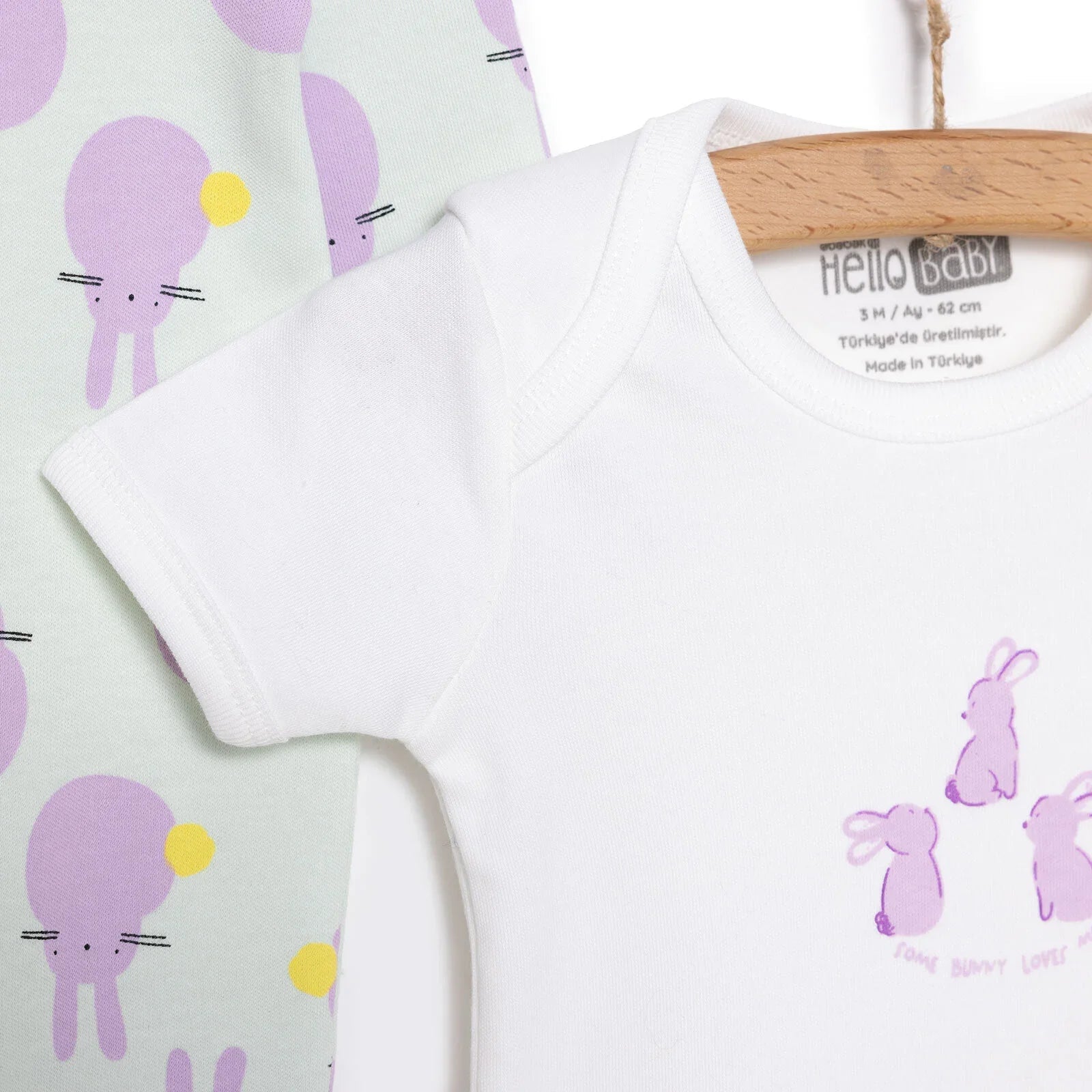 HelloBaby Newborn Baby Cute Elephant Jumpsuit - Ecru ebebek