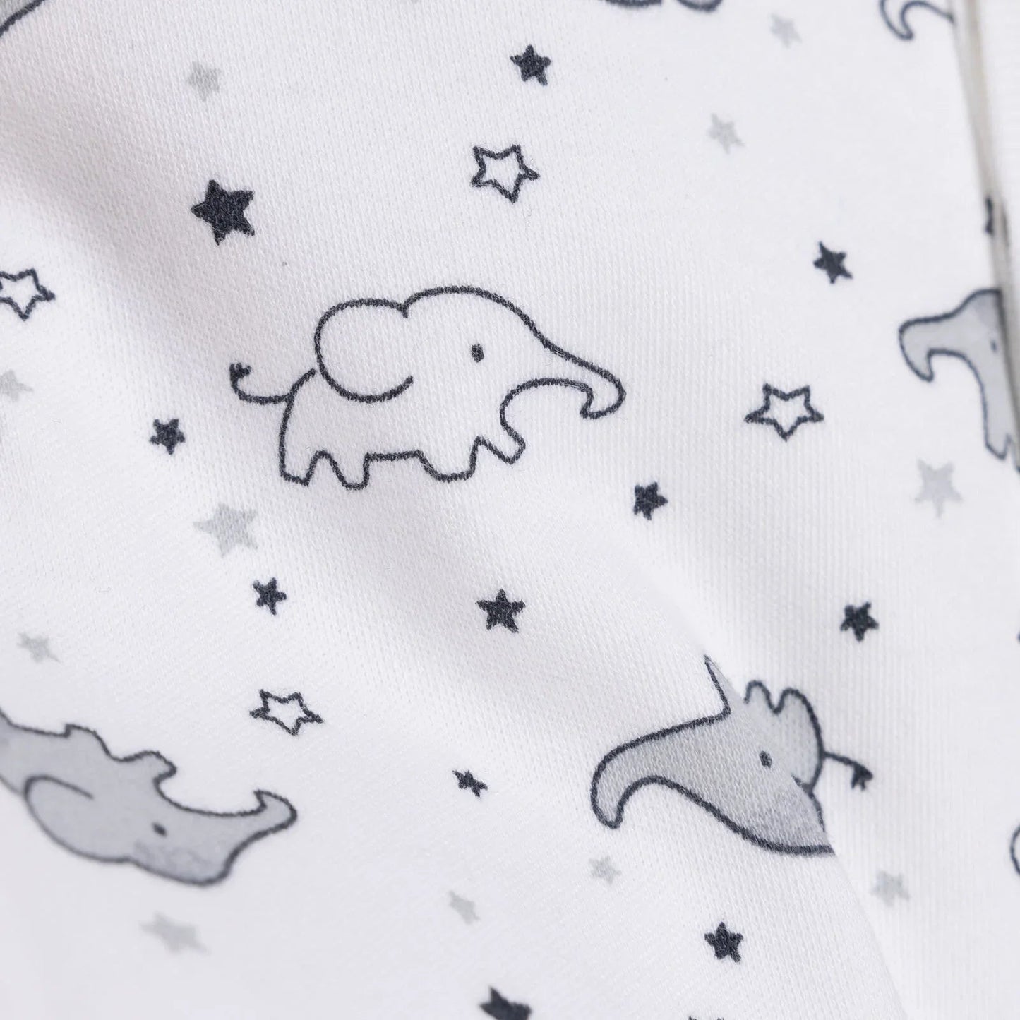 HelloBaby Newborn Baby Cute Elephant Jumpsuit - Ecru ebebek