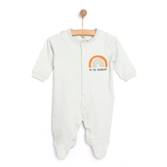 Little Life Newborn Girl Footed Jumpsuit - Multicolour ebebek
