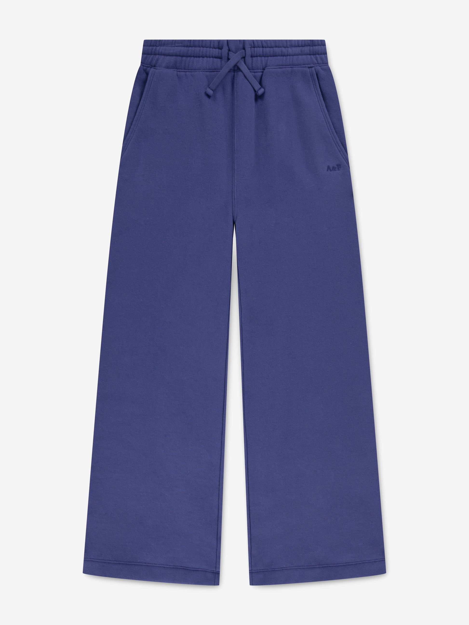 Abercrombie & Fitch Girls Essential Wide Leg Joggers in Blue Childsplay Clothing