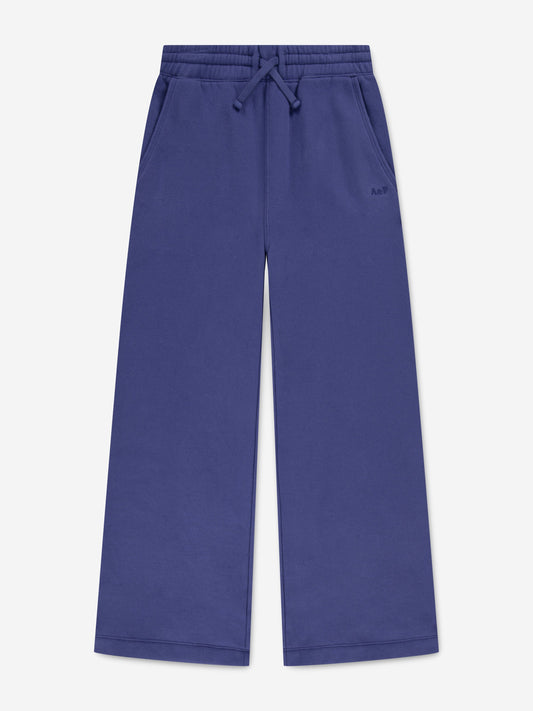 Abercrombie & Fitch Girls Essential Wide Leg Joggers in Blue Childsplay Clothing