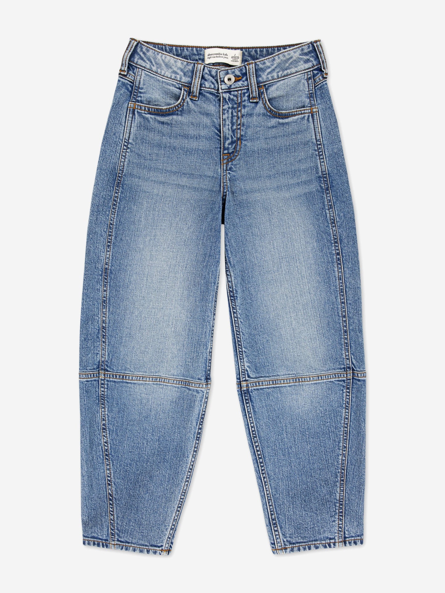 Abercrombie & Fitch Girls High Rise Balloon Jeans in Blue Childsplay Clothing