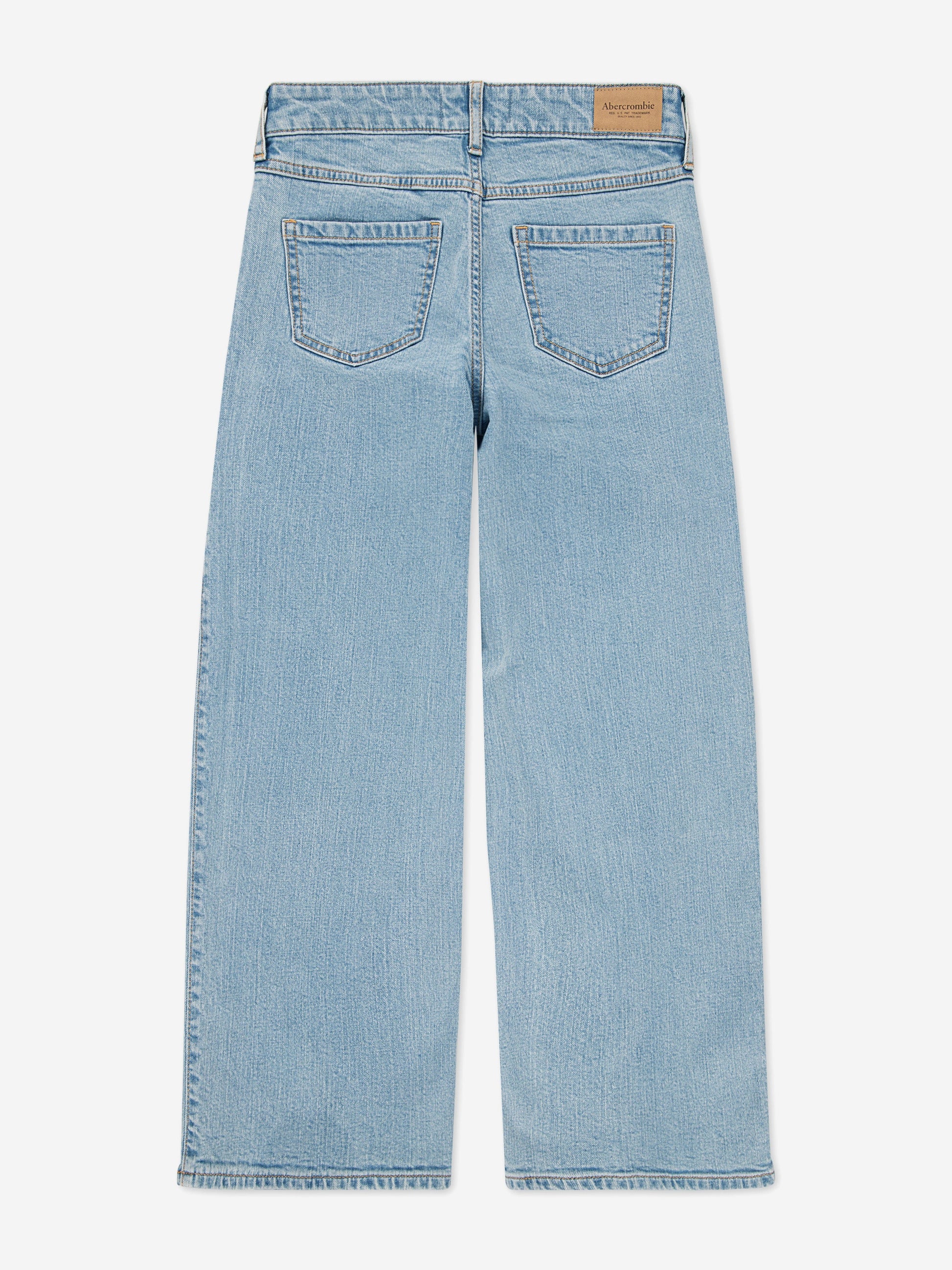 Abercrombie & Fitch Girls High Rise Wide Leg Jeans in Blue Childsplay Clothing