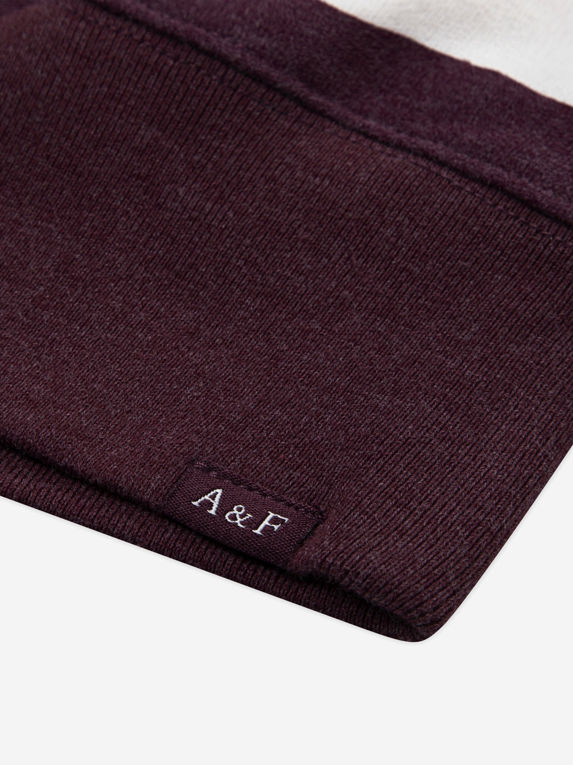 Abercrombie & Fitch Girls Quarter Zip Preppy Pullover in Red Childsplay Clothing