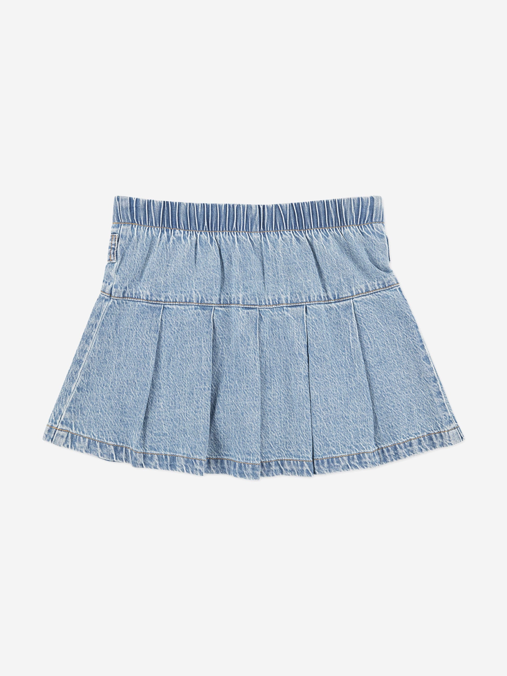 Abercrombie & Fitch Girls Pull Tab Pleated Skort in Blue Childsplay Clothing