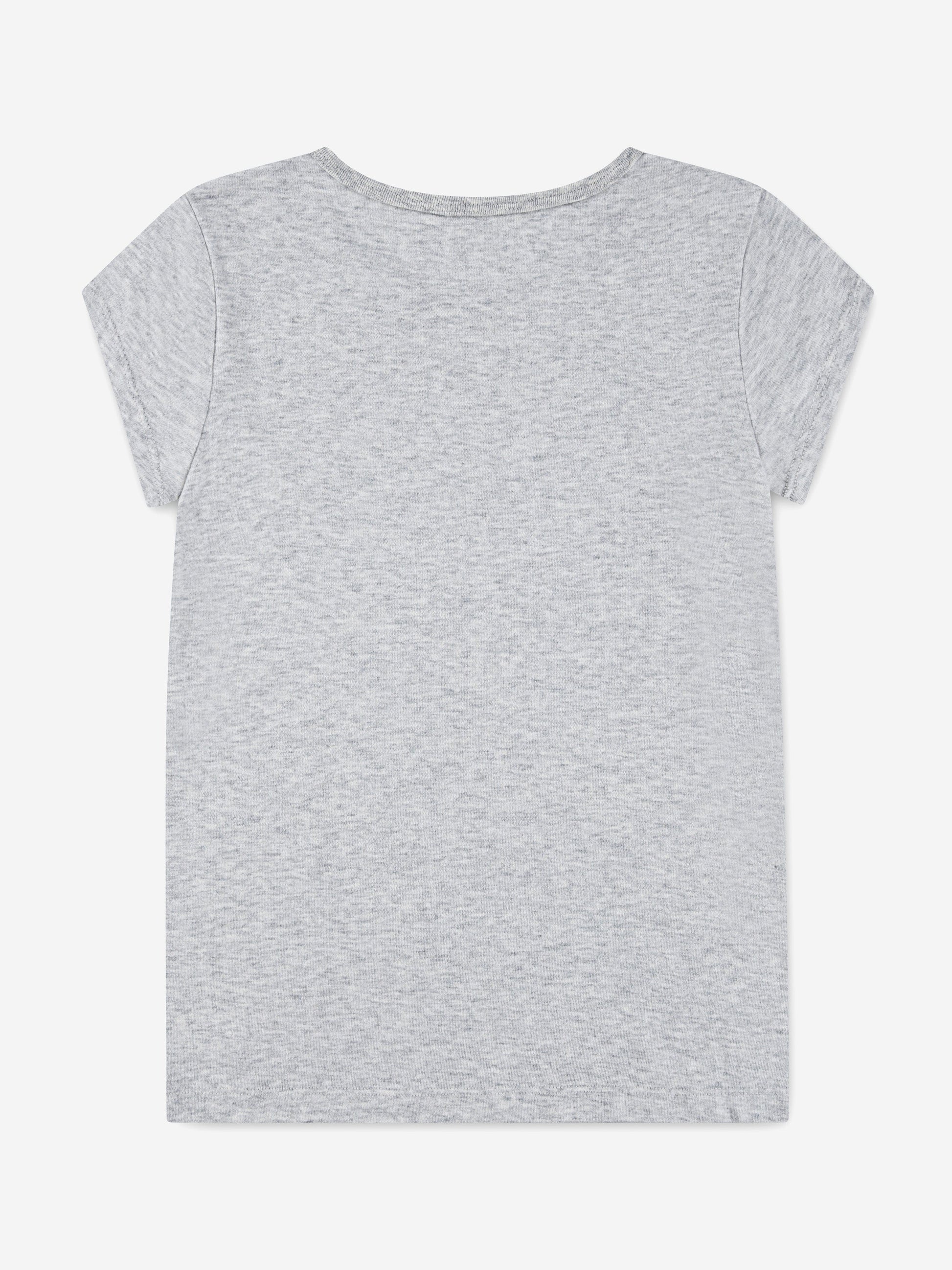 Abercrombie & Fitch Girls Laurel Heart T-Shirt in Grey Childsplay Clothing