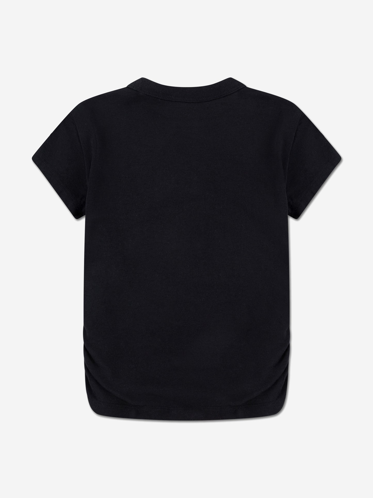 Abercrombie & Fitch Girls Pearl Bow Ruched T-Shirt in Black Childsplay Clothing