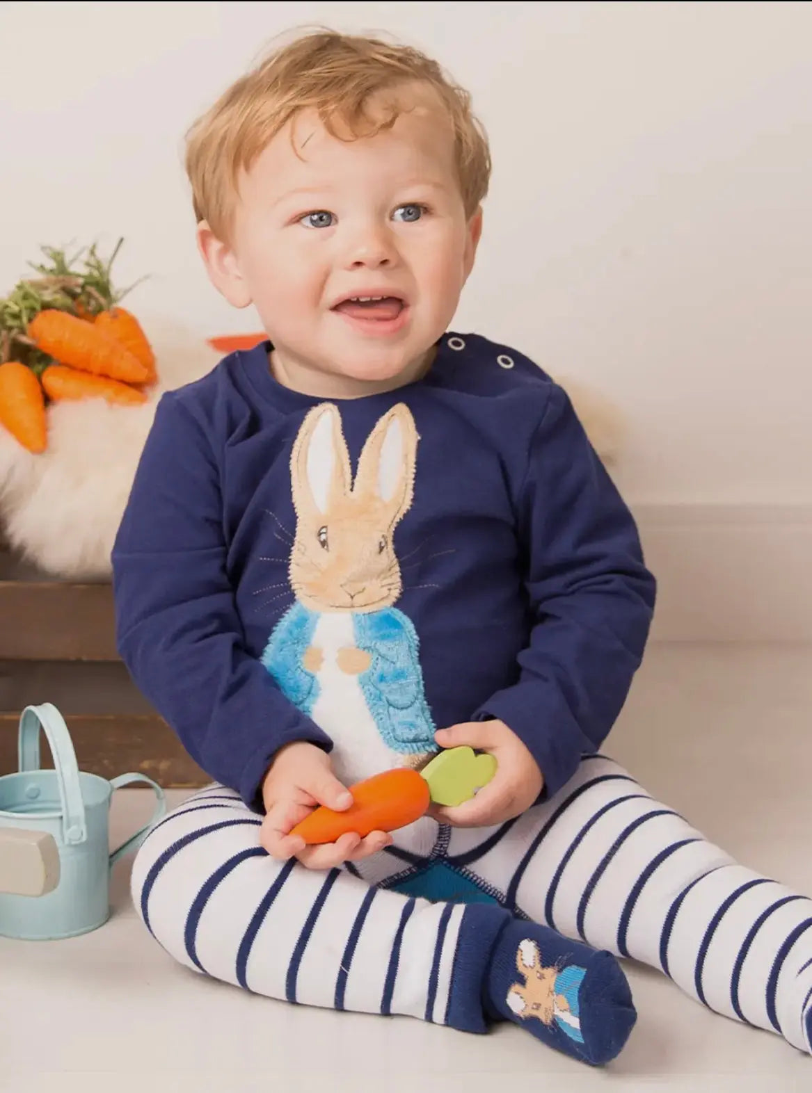 Peter Rabbit Navy Top Pebble Children’s Wear