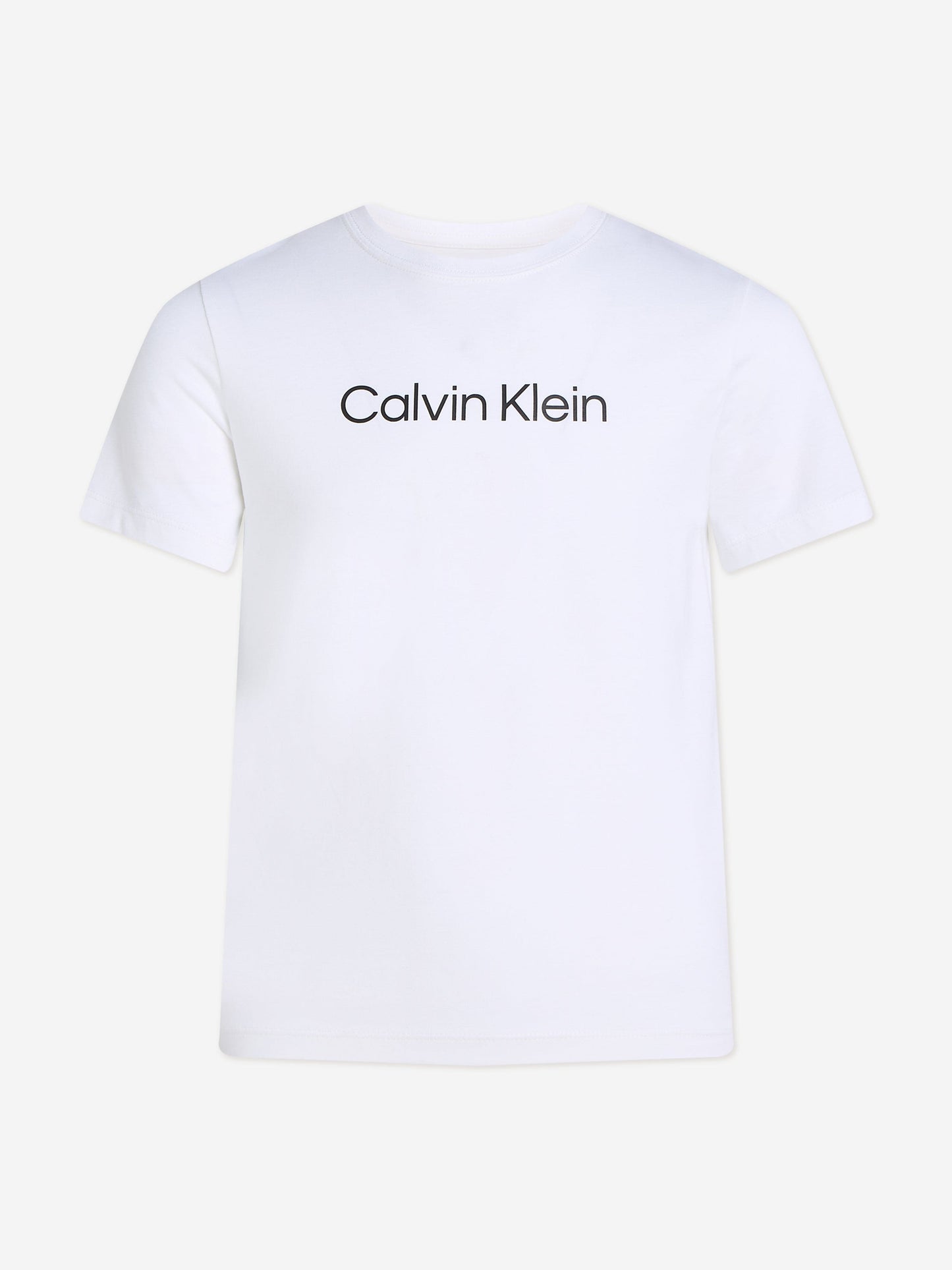 Calvin Klein Kids Logo T-Shirt in White Childsplay Clothing