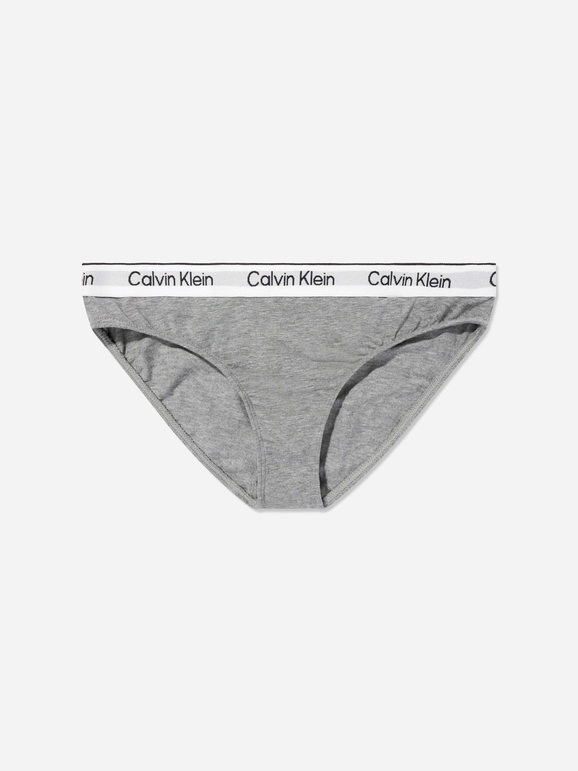 Calvin Klein Girls 2 Pack Bikini Knickers Set in Multicolour Childsplay Clothing