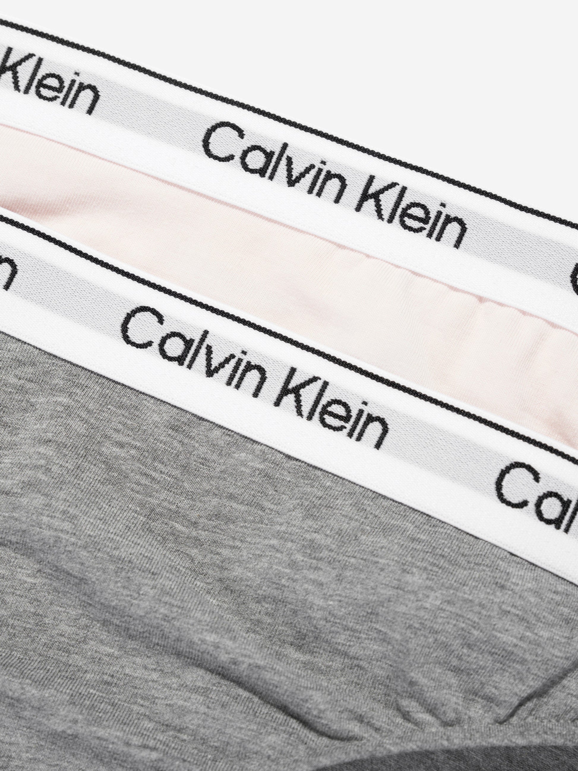 Calvin Klein Girls 2 Pack Bikini Knickers Set in Multicolour Childsplay Clothing
