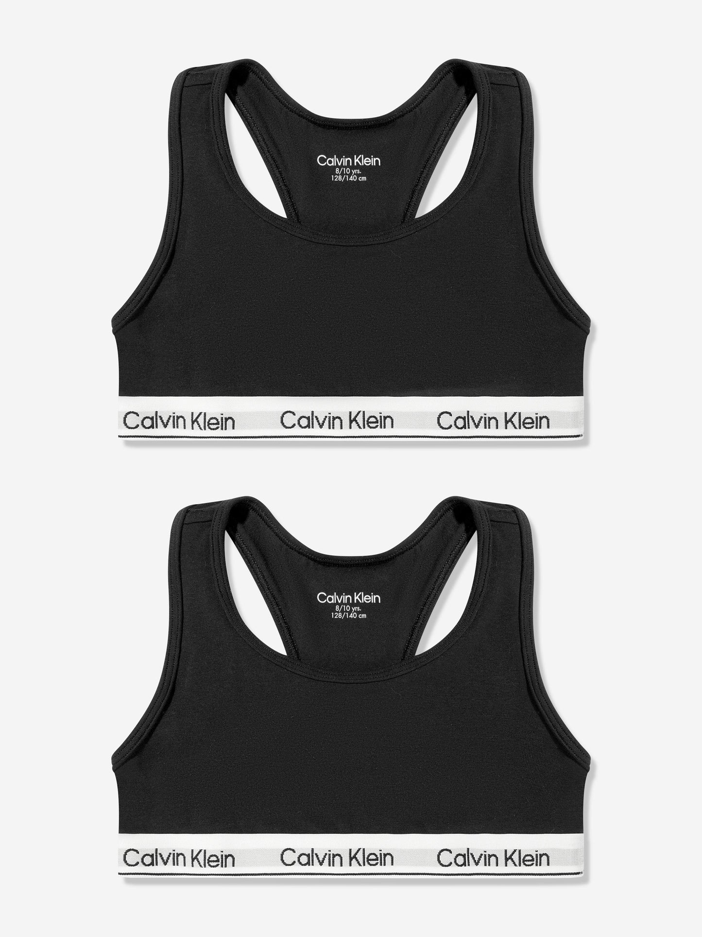 Calvin Klein Girls 2 Pack Bralette Set in Black Childsplay Clothing