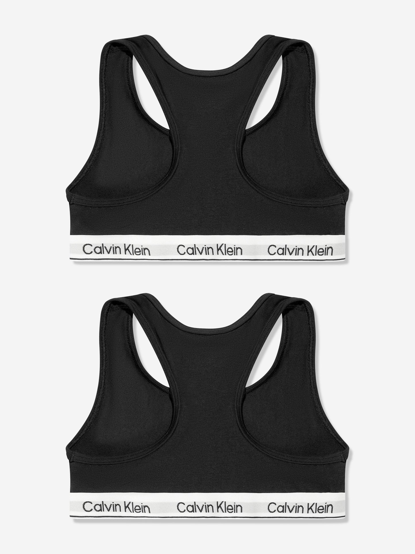 Calvin Klein Girls 2 Pack Bralette Set in Black Childsplay Clothing