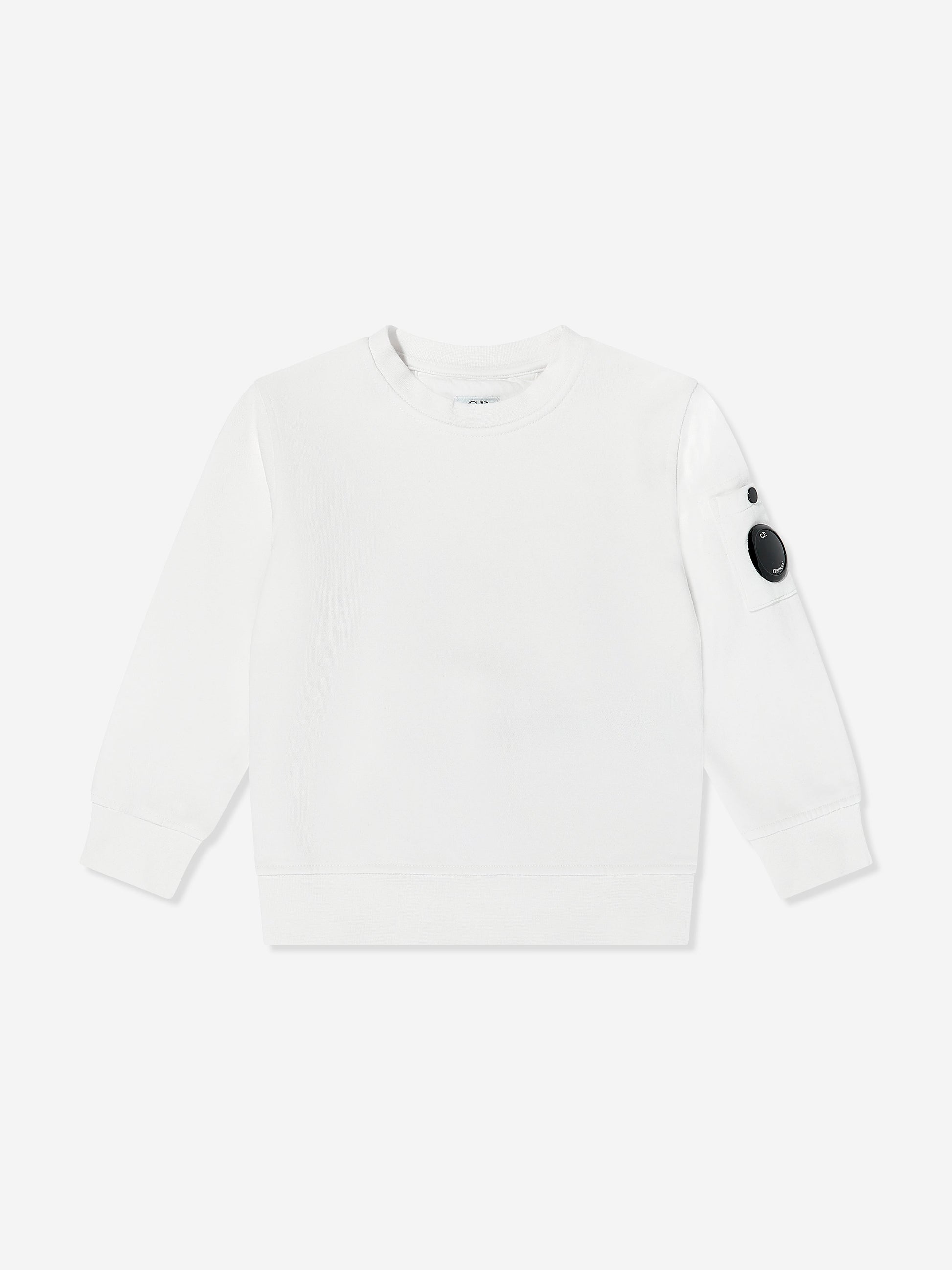 C.P. Company Boys Lens Sweatshirt in Ivory Childsplay Clothing