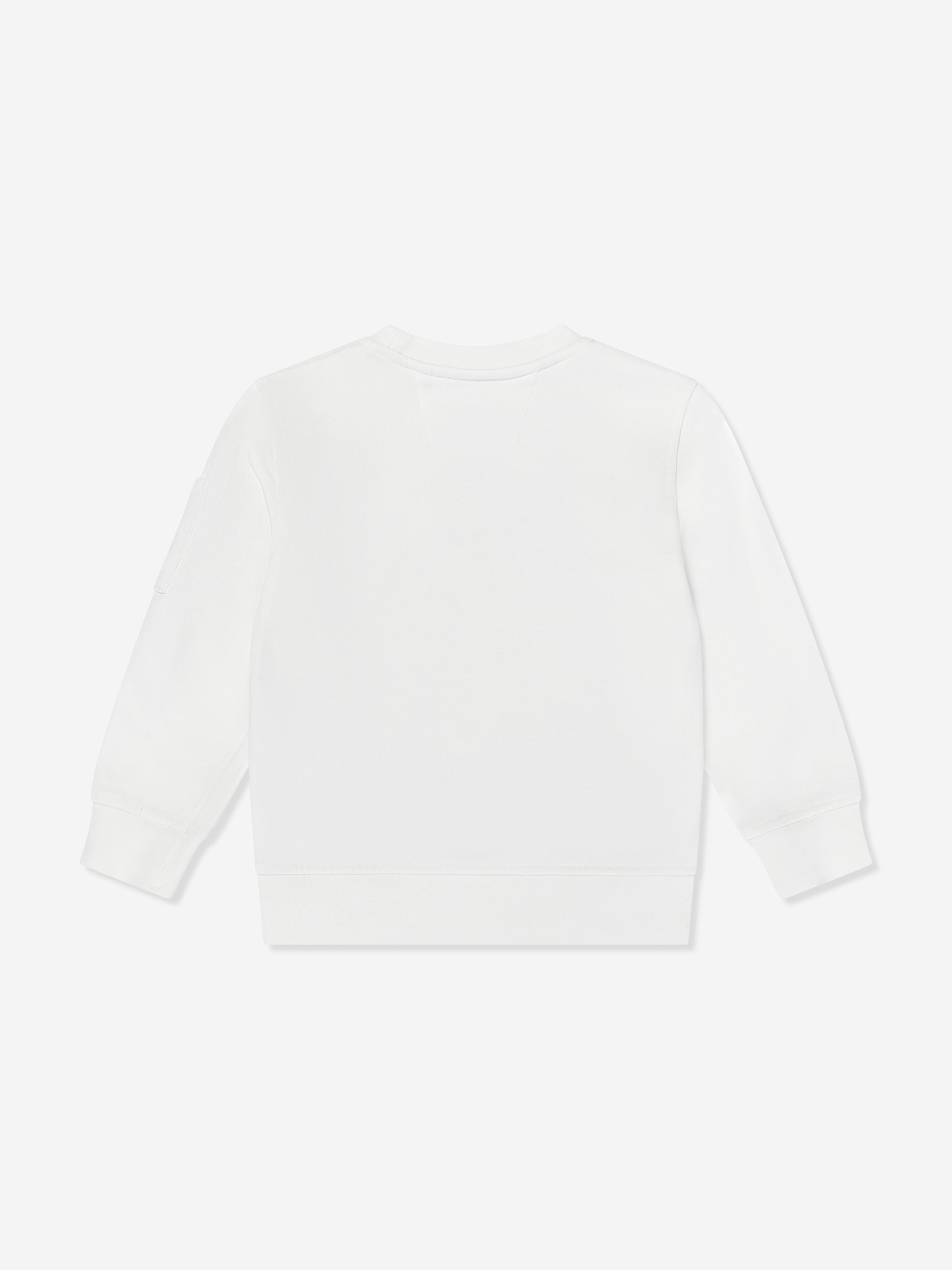 C.P. Company Boys Lens Sweatshirt in Ivory Childsplay Clothing