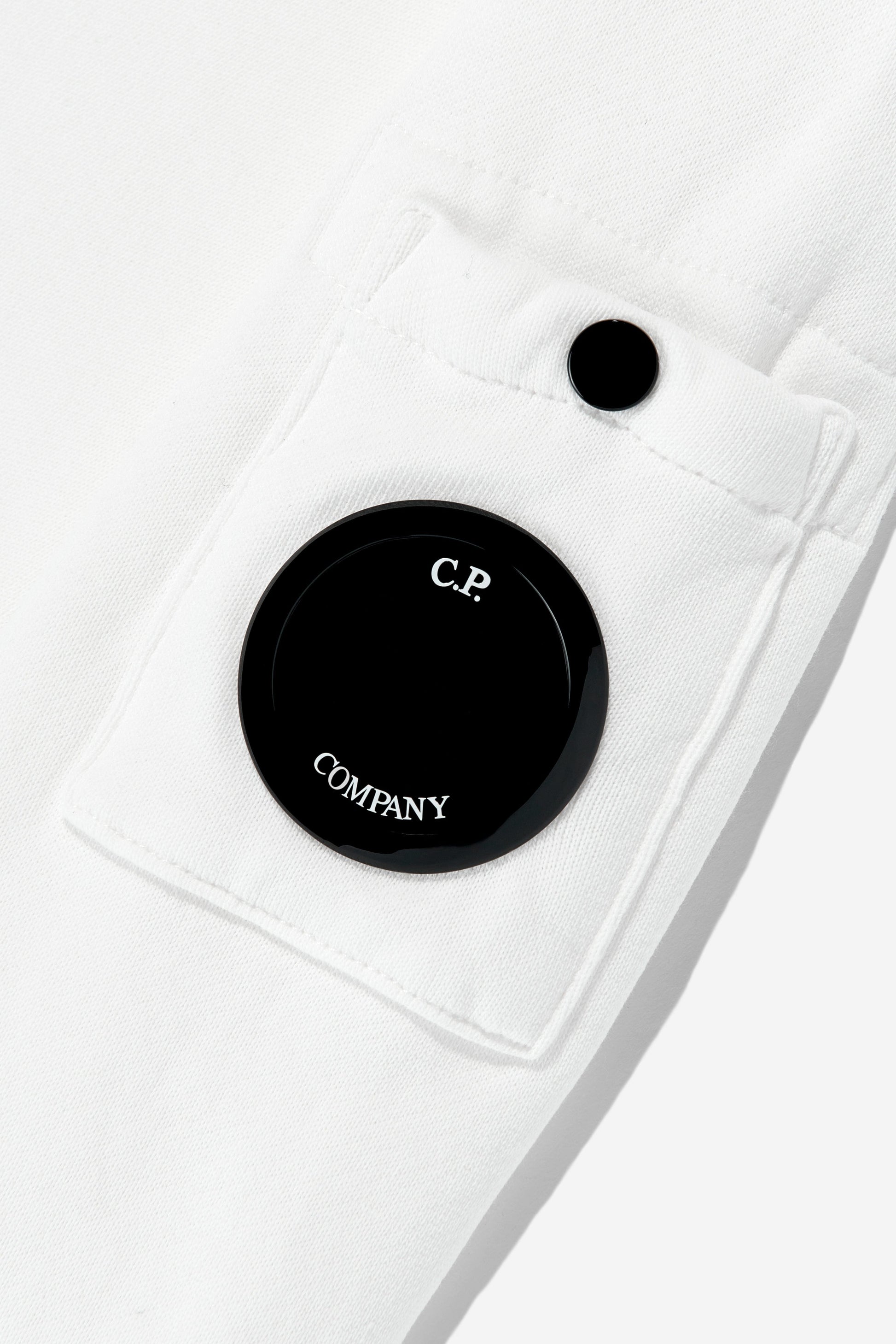 C.P. Company Boys Lens Sweatshirt in Ivory Childsplay Clothing
