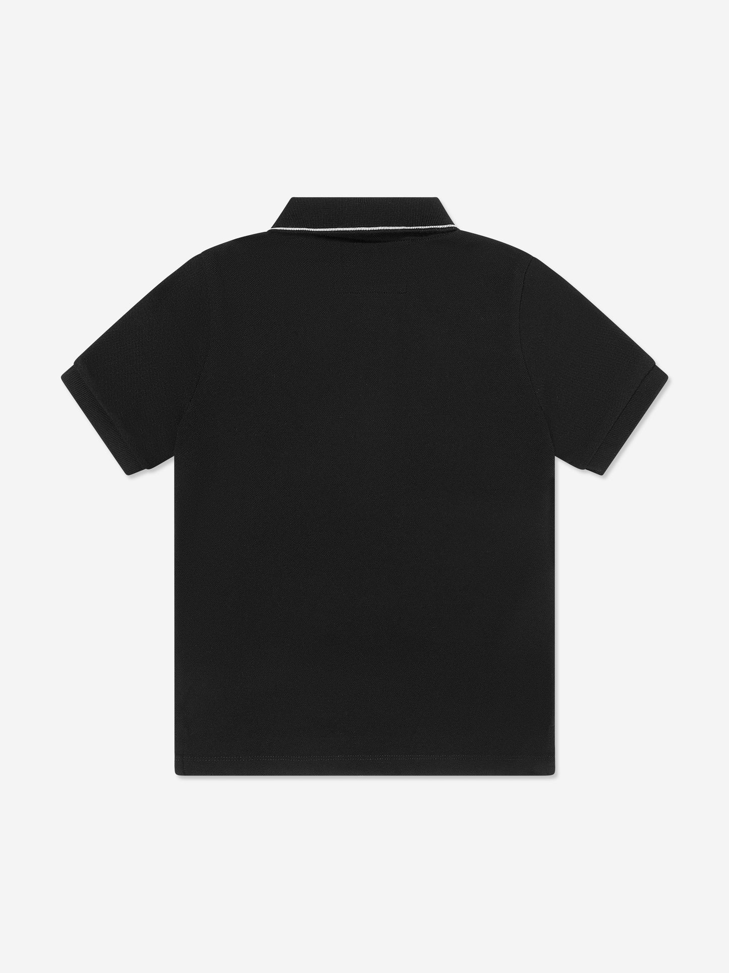 C.P. Company Boys Logo Polo Shirt in Black Childsplay Clothing