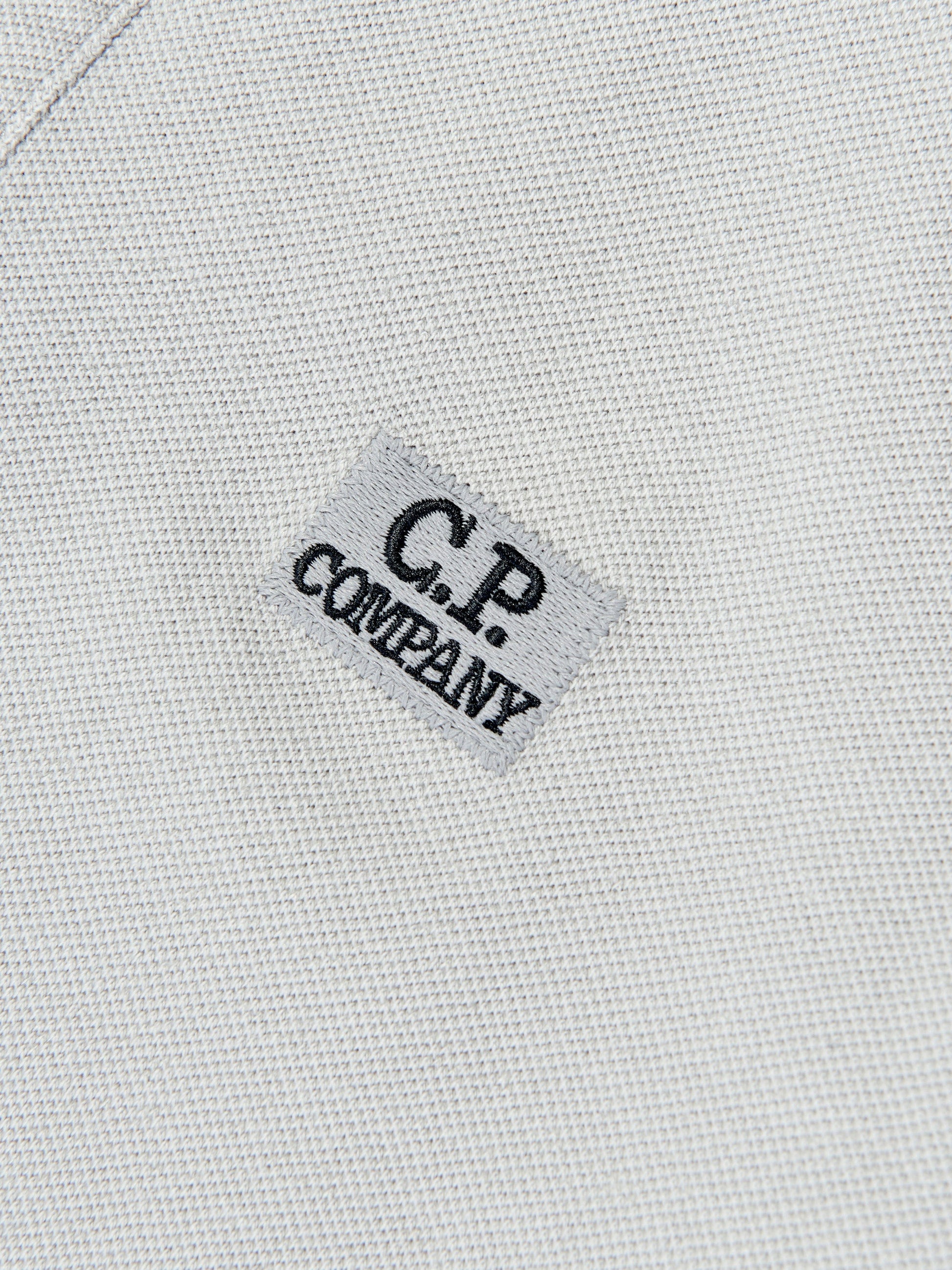 C.P. Company Boys Logo Polo Shirt in Grey Childsplay Clothing