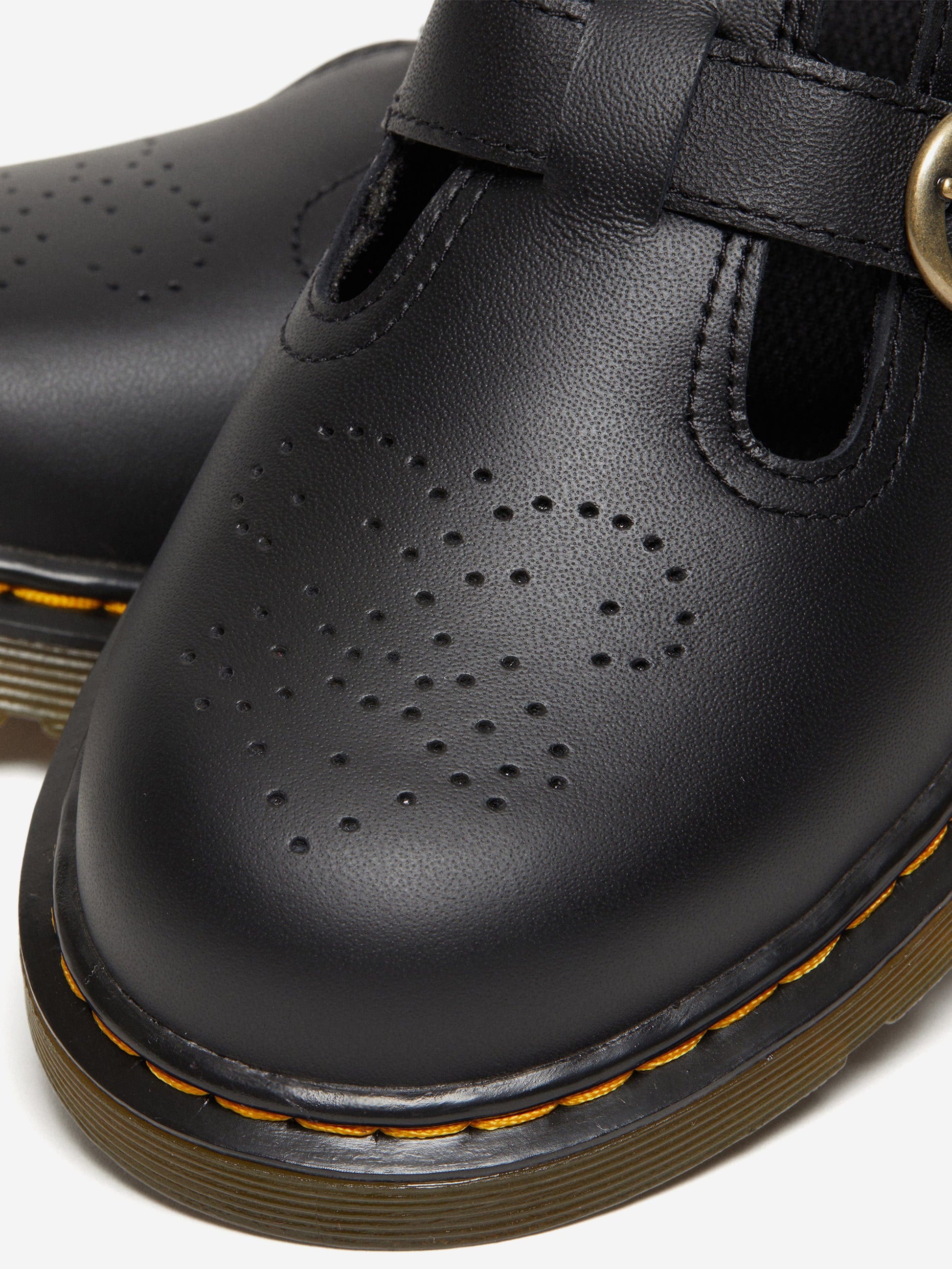 Dr Martens Girls 8065 Softy T  Leather Mary Jane Shoes in Black Childsplay Clothing