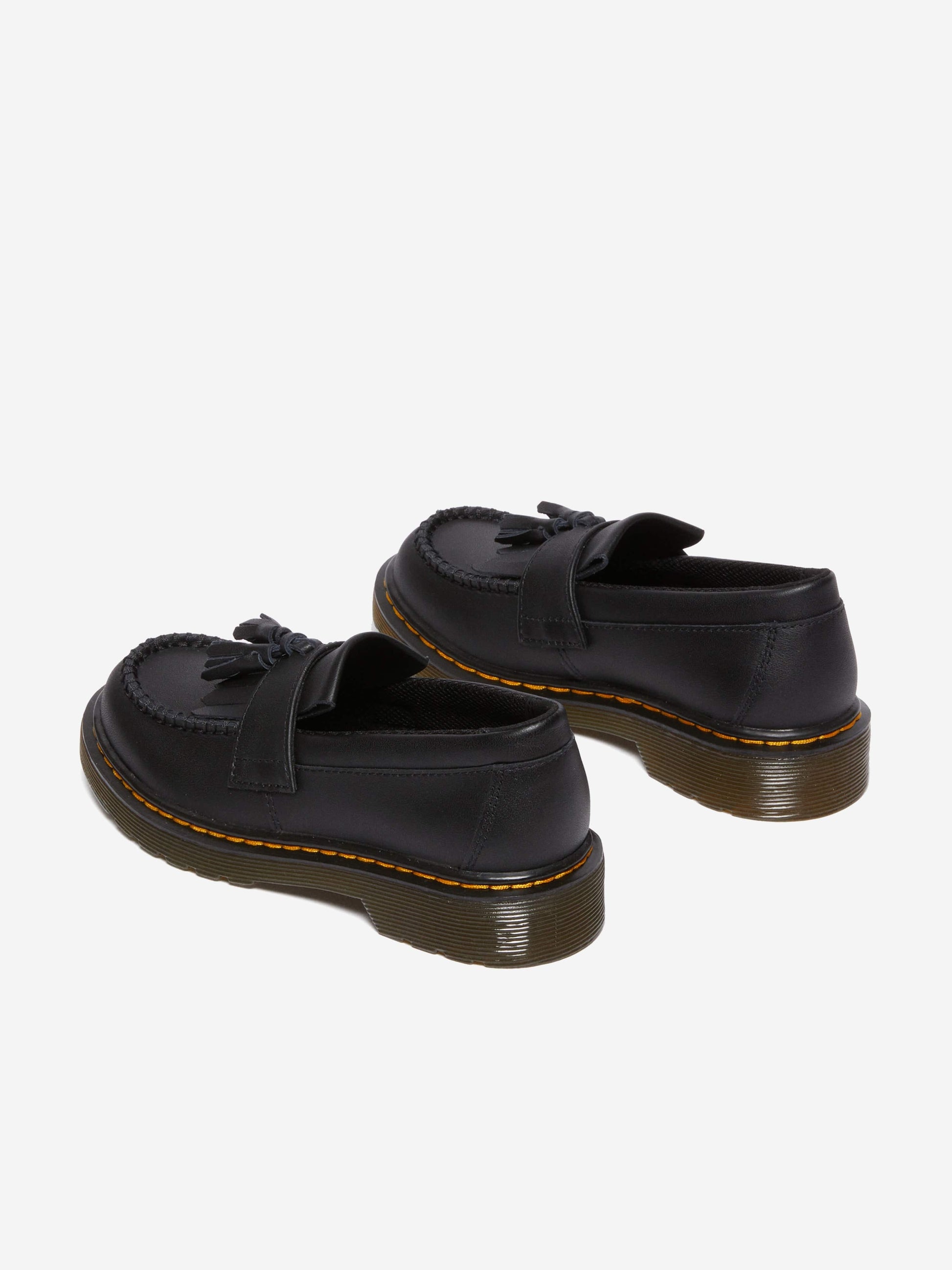 Dr Martens Boys Adrian Leather Tassel Loafers in Black Childsplay Clothing