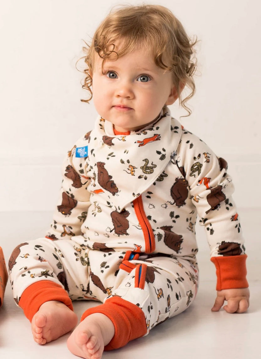 Gruffalo™ Outdoor Adventure Zip-Up Romper Playsuit Pebble Children’s Wear