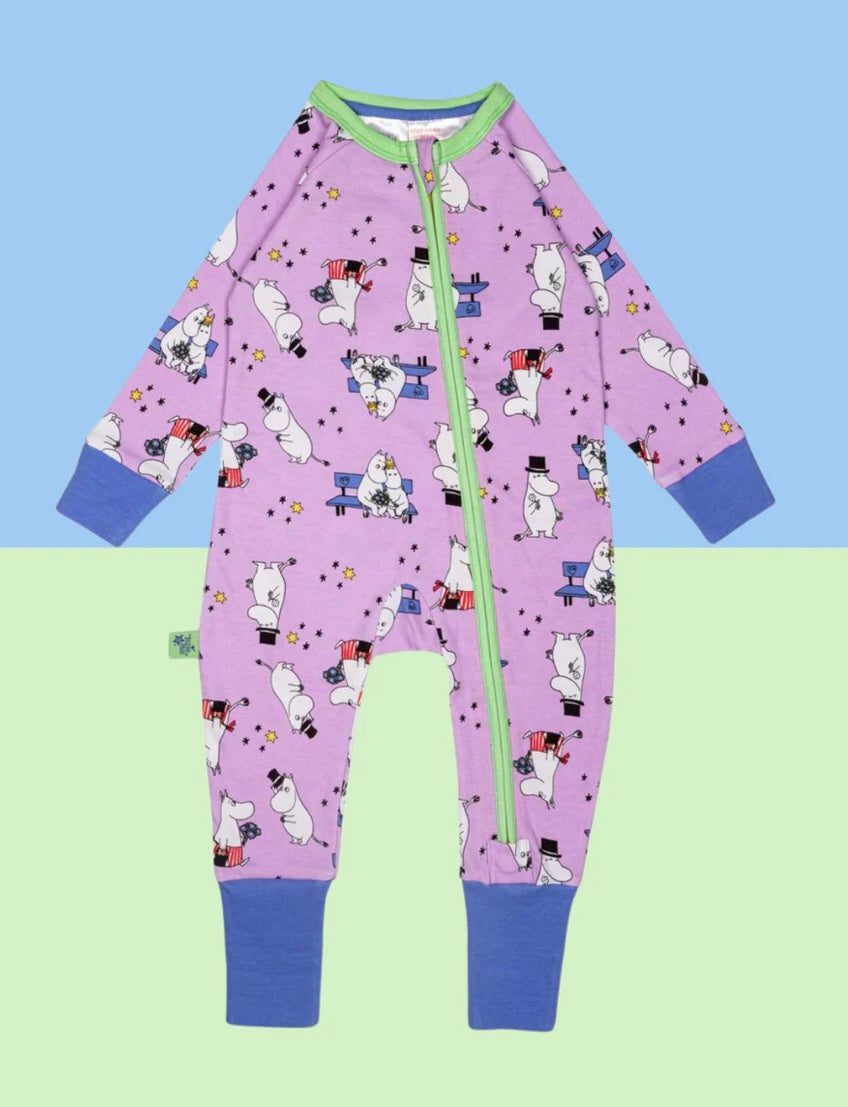 Moomin™ Organic Love Forever Romper Playsuit Pebble Children’s Store