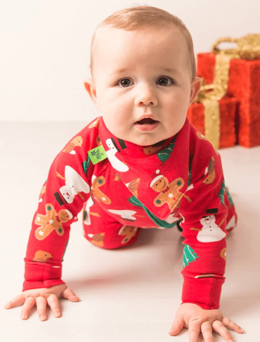 Snowman Bib Pebble Children’s Wear