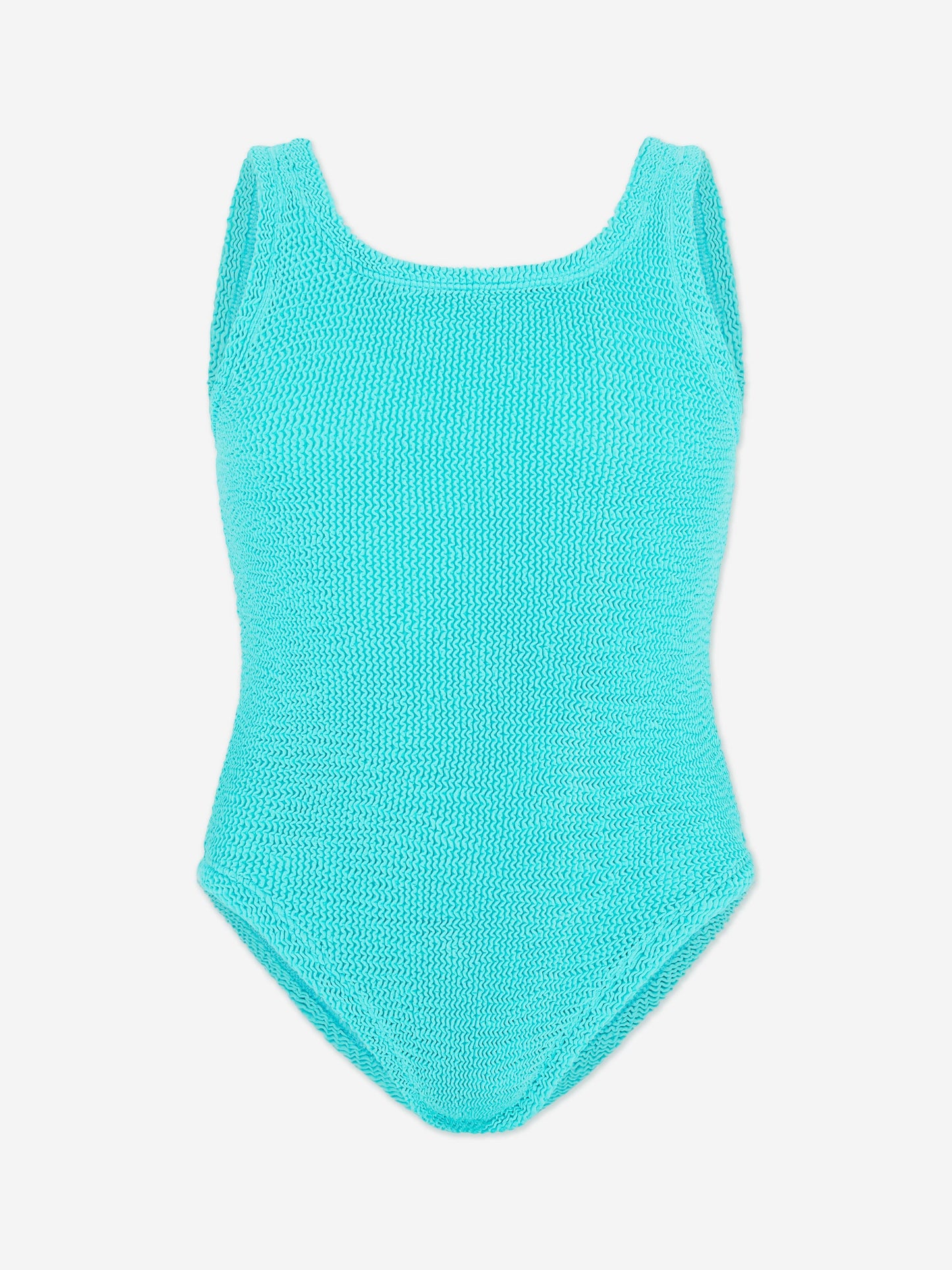 HUNZA G Girls Classic Swimsuit in Blue Childsplay Clothing
