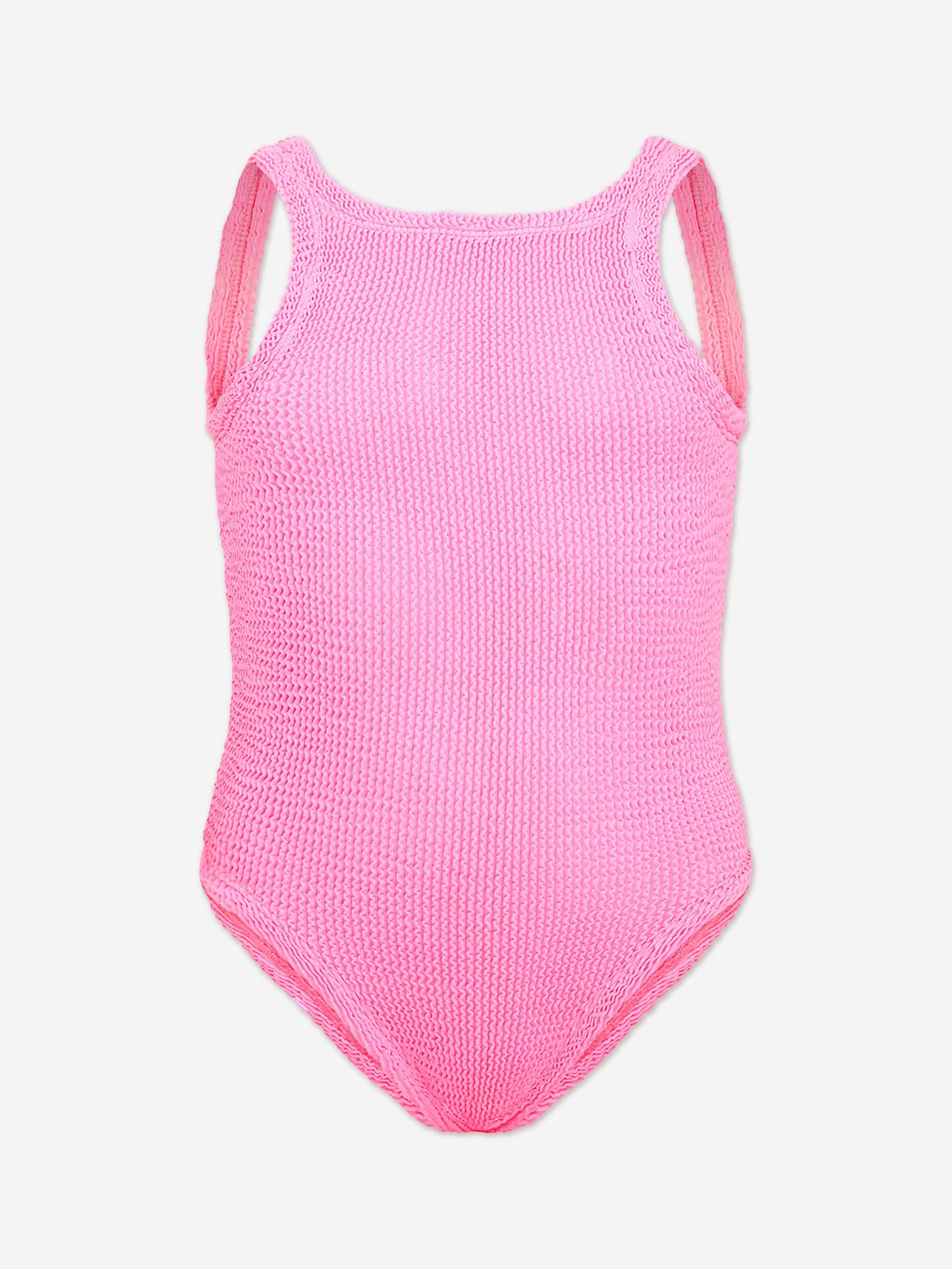 HUNZA G Girls Classic Swimsuit in Pink Childsplay Clothing