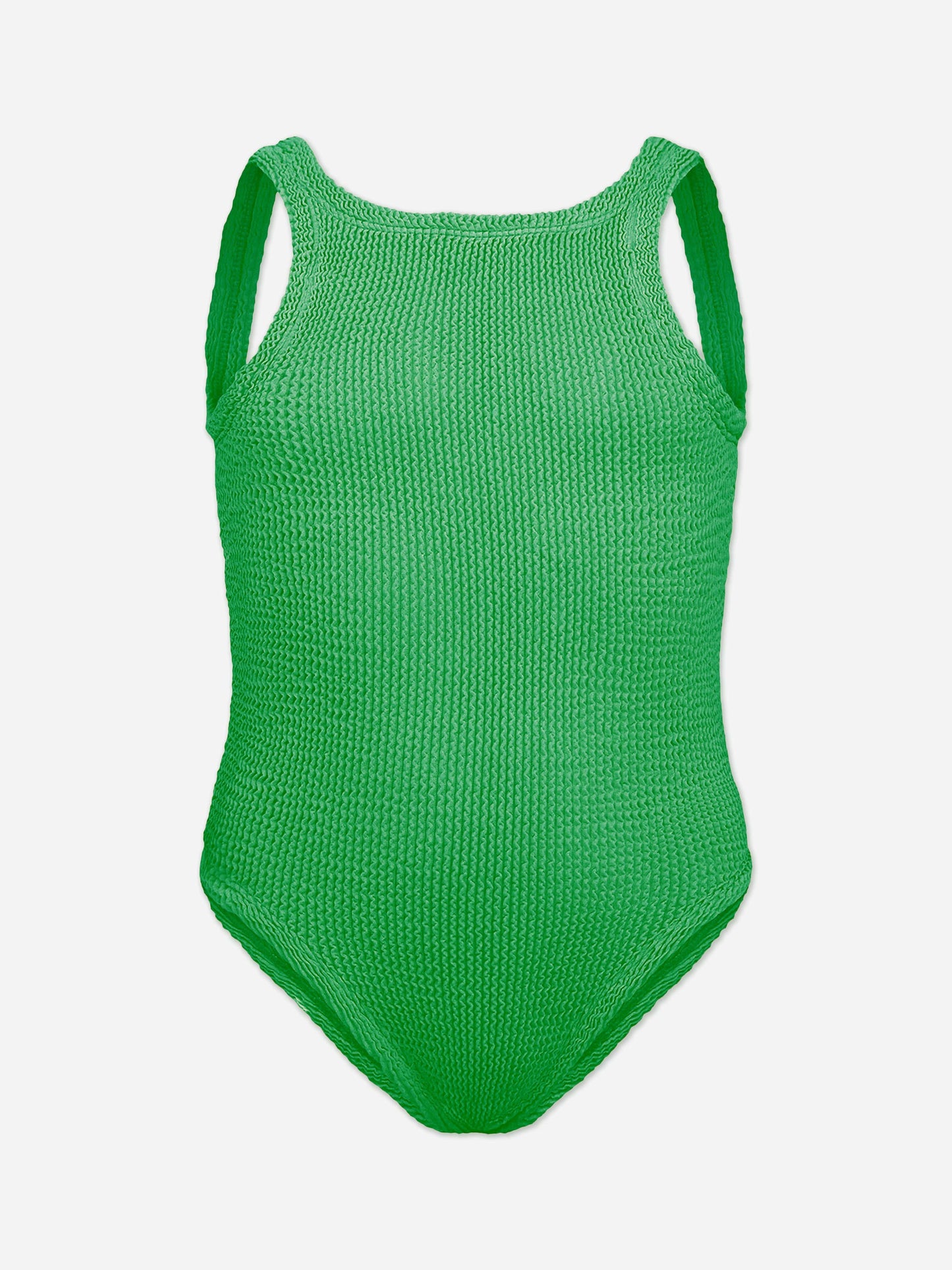 HUNZA G Girls Classic Swimsuit in Green Childsplay Clothing