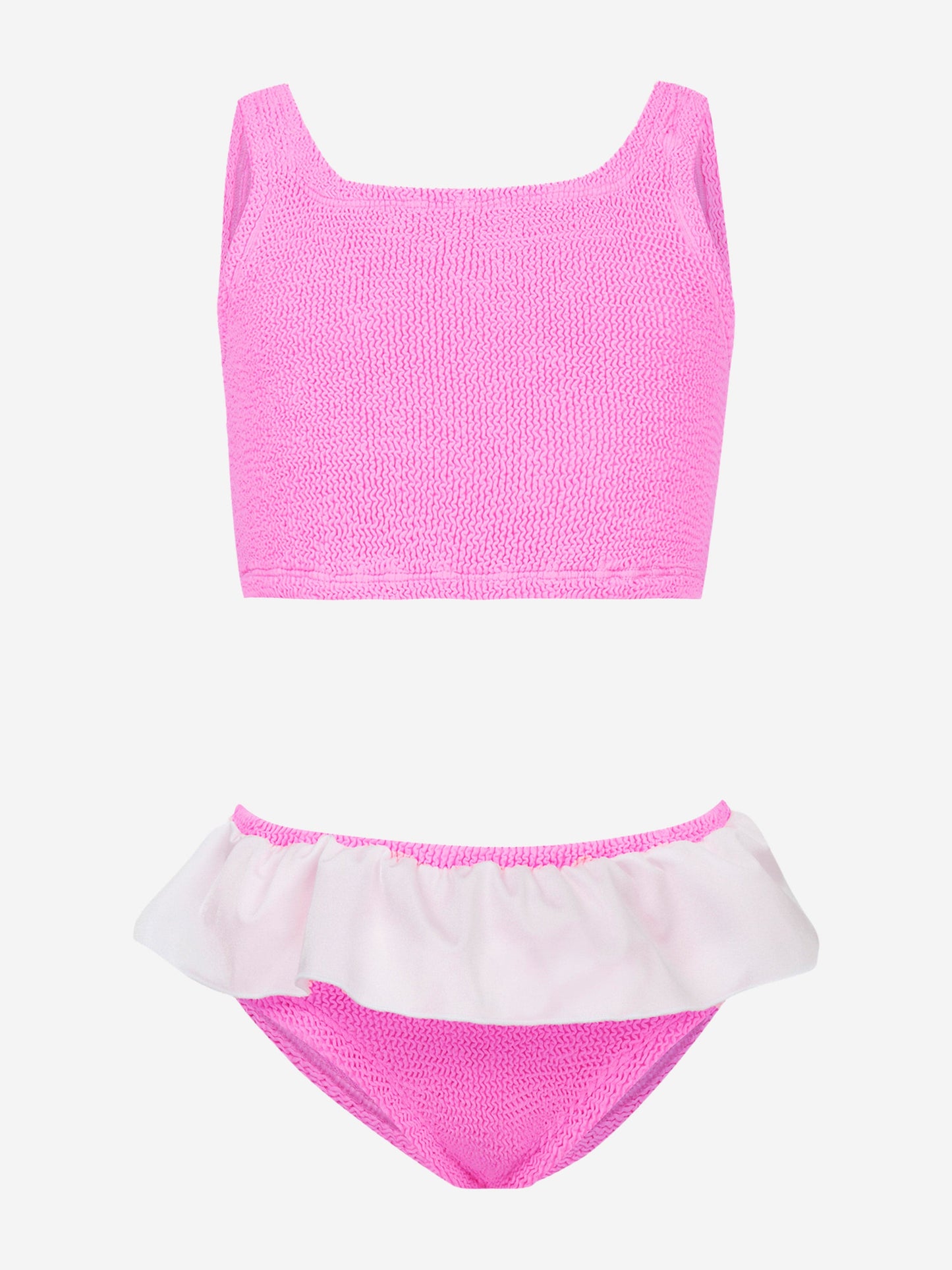 HUNZA G Girls Olive Bikini in Pink Childsplay Clothing