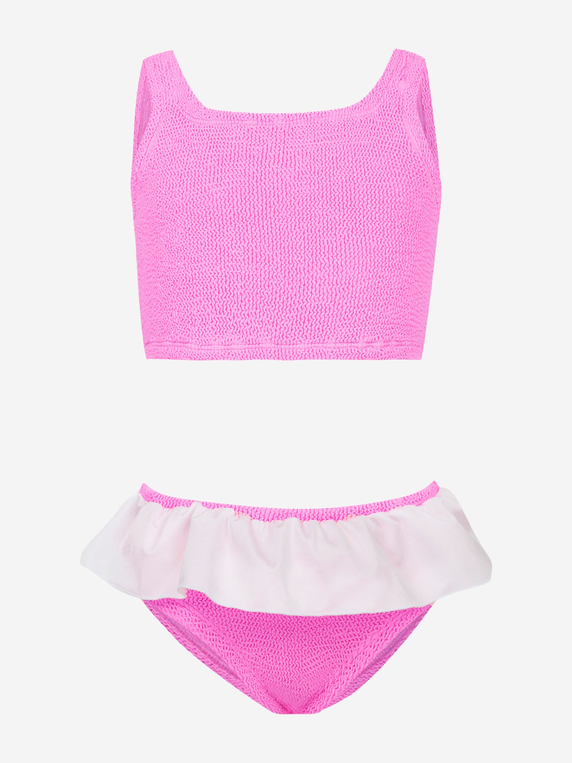 HUNZA G Girls Olive Bikini in Pink Childsplay Clothing