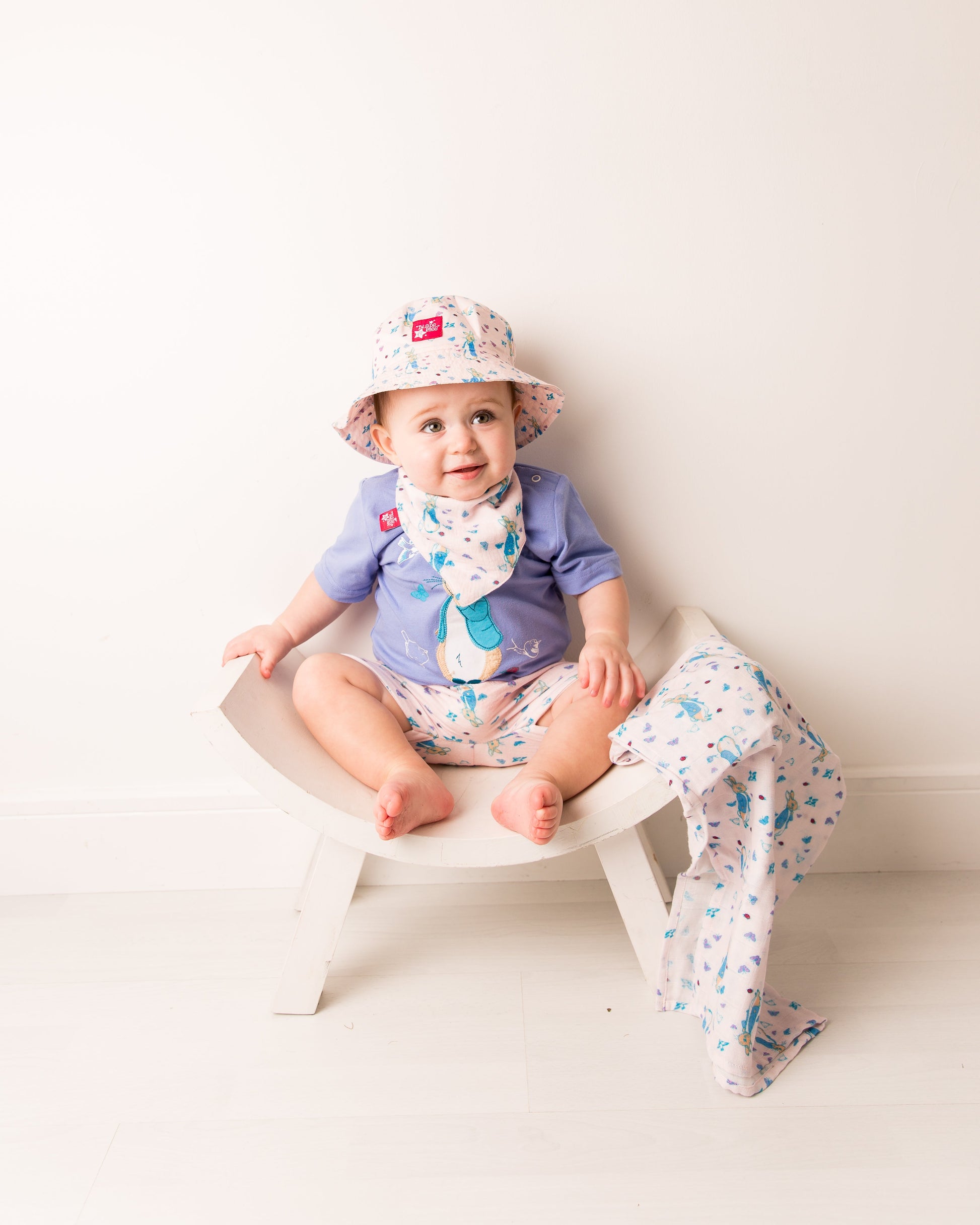 Peter Rabbit™ Love Summer Muslin Shorts - New arrival! Pebble Children’s Wear