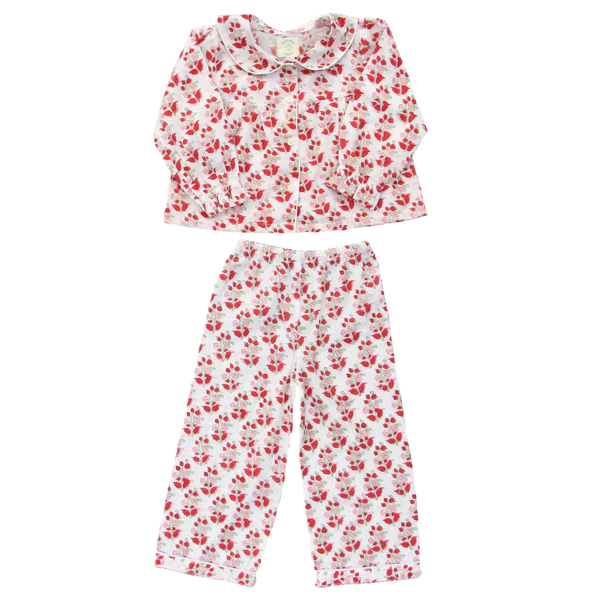 Inca Red Kids Pyjamas WooWoo London