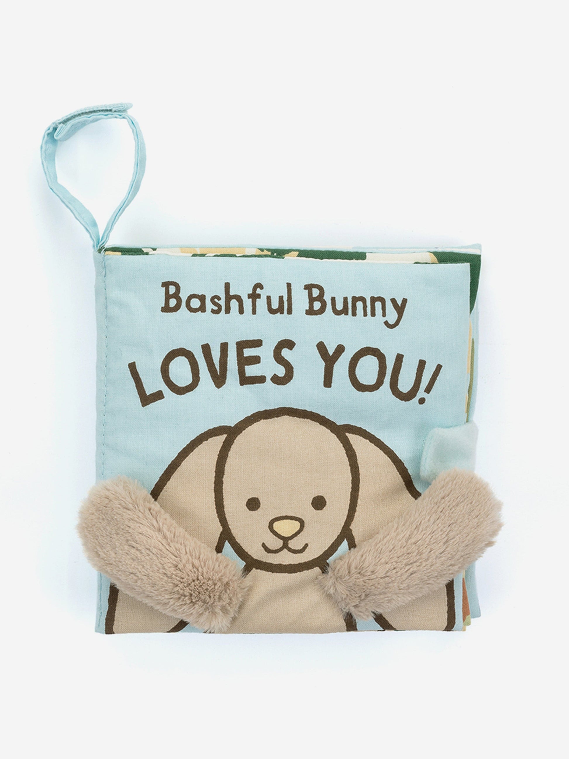 Jellycat Bashful Bunny Loves You Book in Blue Childsplay Clothing