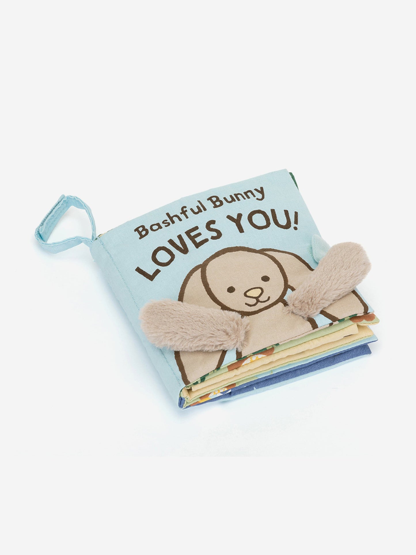Jellycat Bashful Bunny Loves You Book in Blue Childsplay Clothing