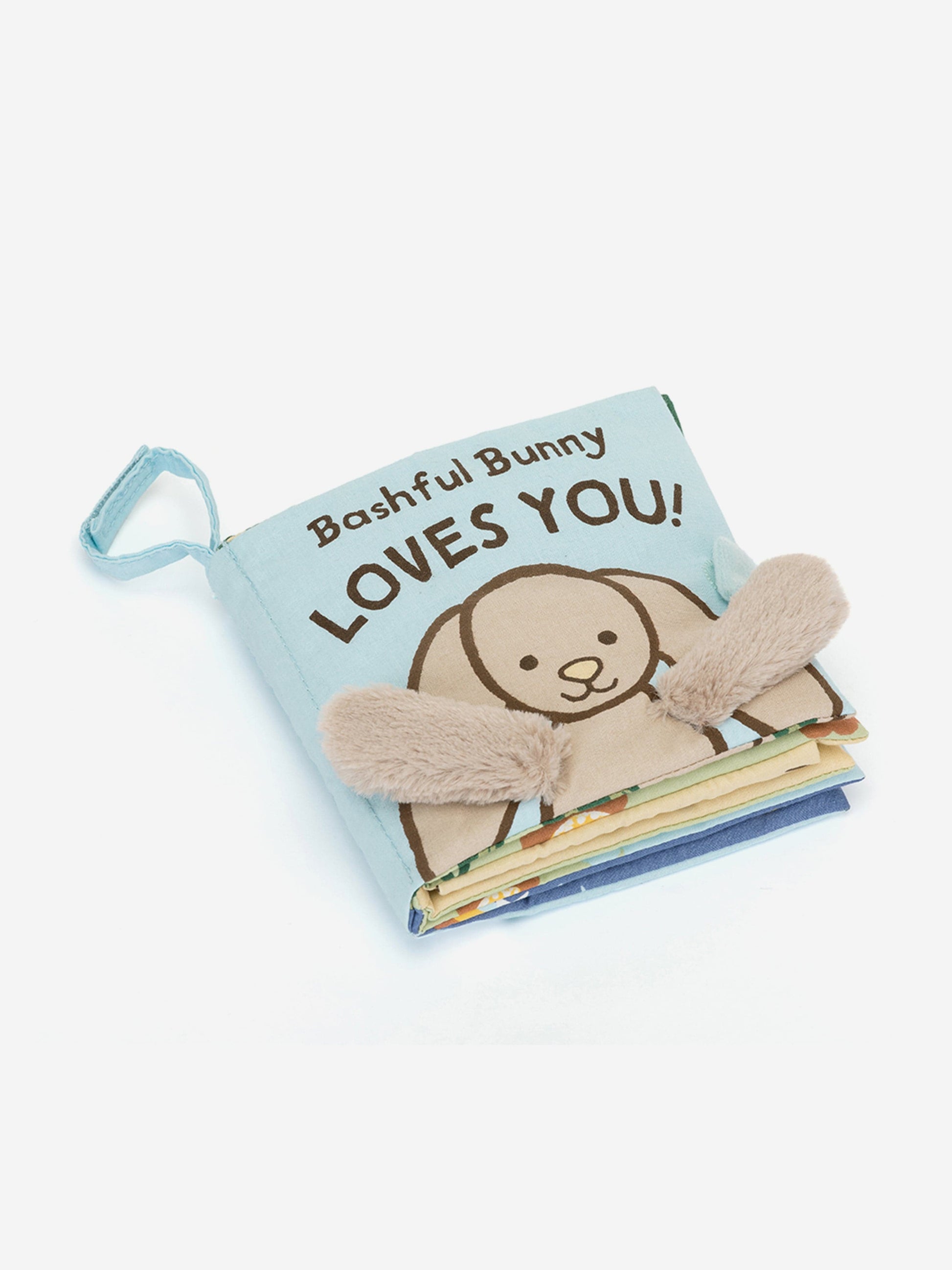 Jellycat Bashful Bunny Loves You Book in Blue Childsplay Clothing
