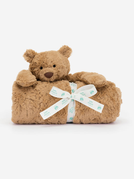 Jellycat Bartholomew Bear Blanket in Brown (70 CM) Childsplay Clothing