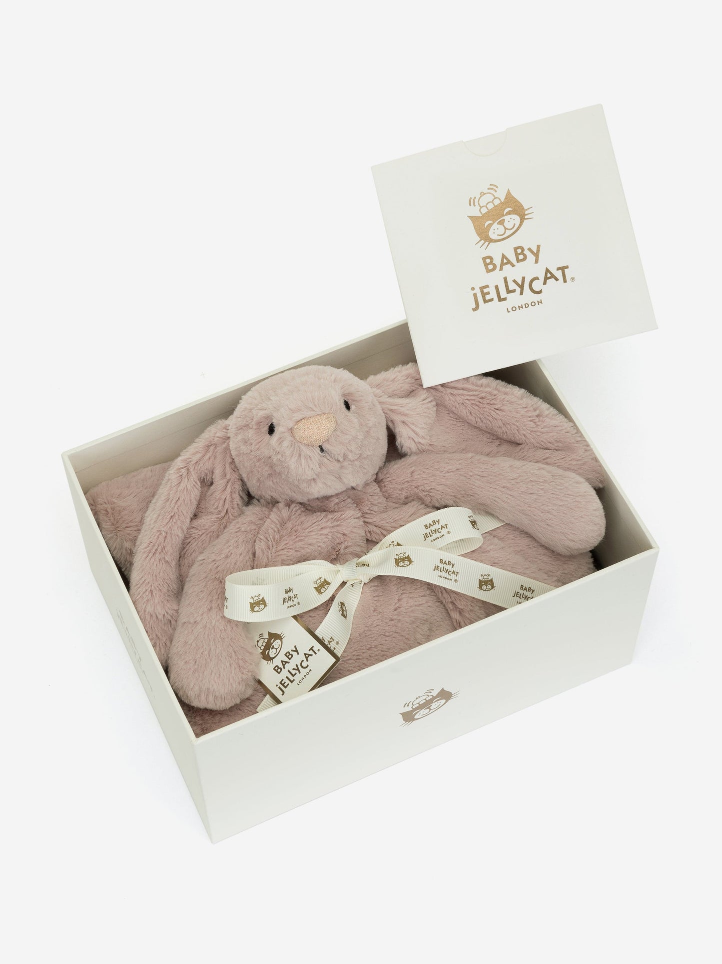 Jellycat Bashful Luxe Rosa Bunny Blanket in Purple (70 CM) Childsplay Clothing