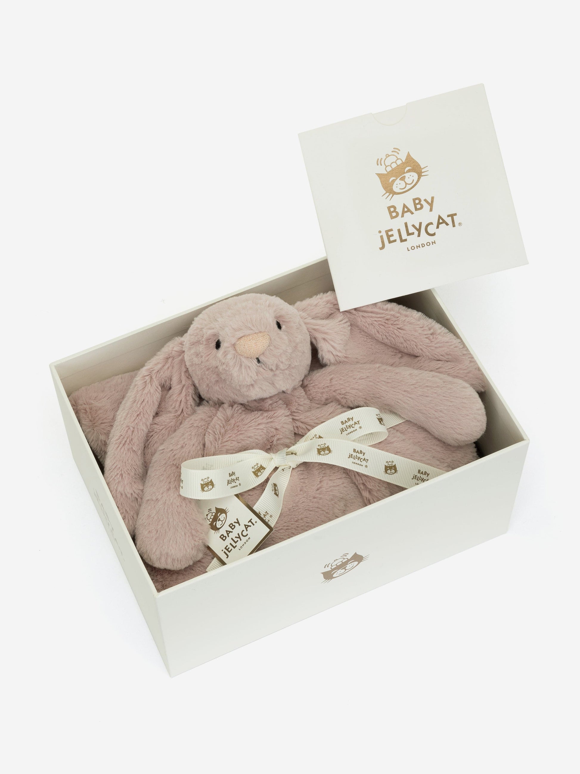 Jellycat Bashful Luxe Rosa Bunny Blanket in Purple (70 CM) Childsplay Clothing