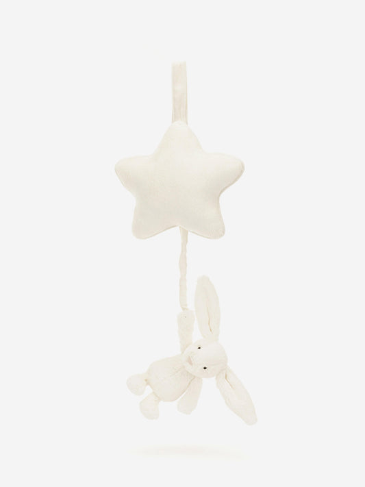 Jellycat Bashful Bunny Musical Pull in White (30 CM) Childsplay Clothing