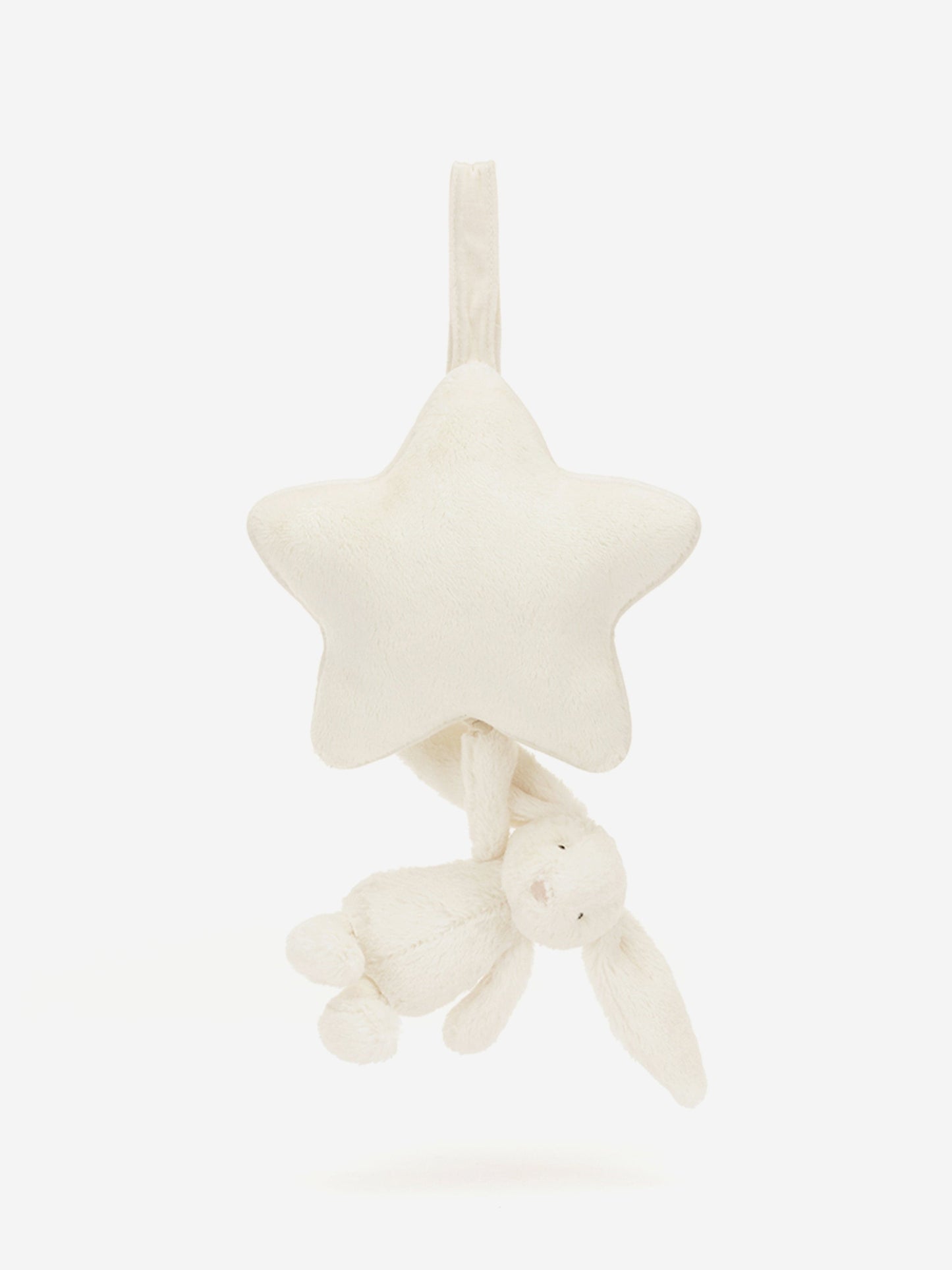 Jellycat Bashful Bunny Musical Pull in White (30 CM) Childsplay Clothing