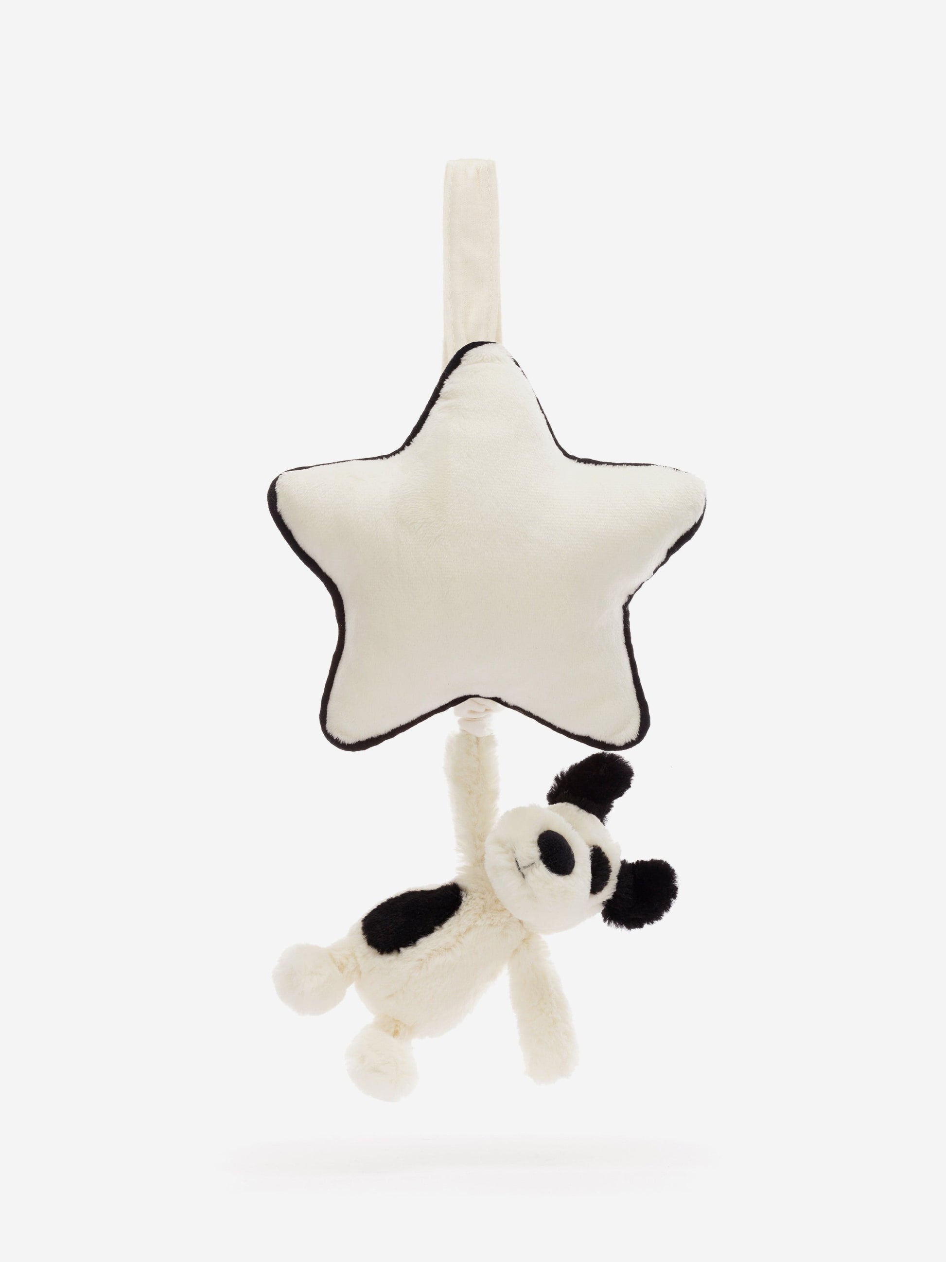 Jellycat Bashful Puppy Musical Pull in White (30 CM) Childsplay Clothing