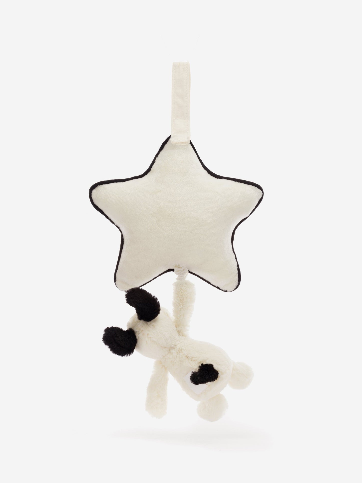 Jellycat Bashful Puppy Musical Pull in White (30 CM) Childsplay Clothing