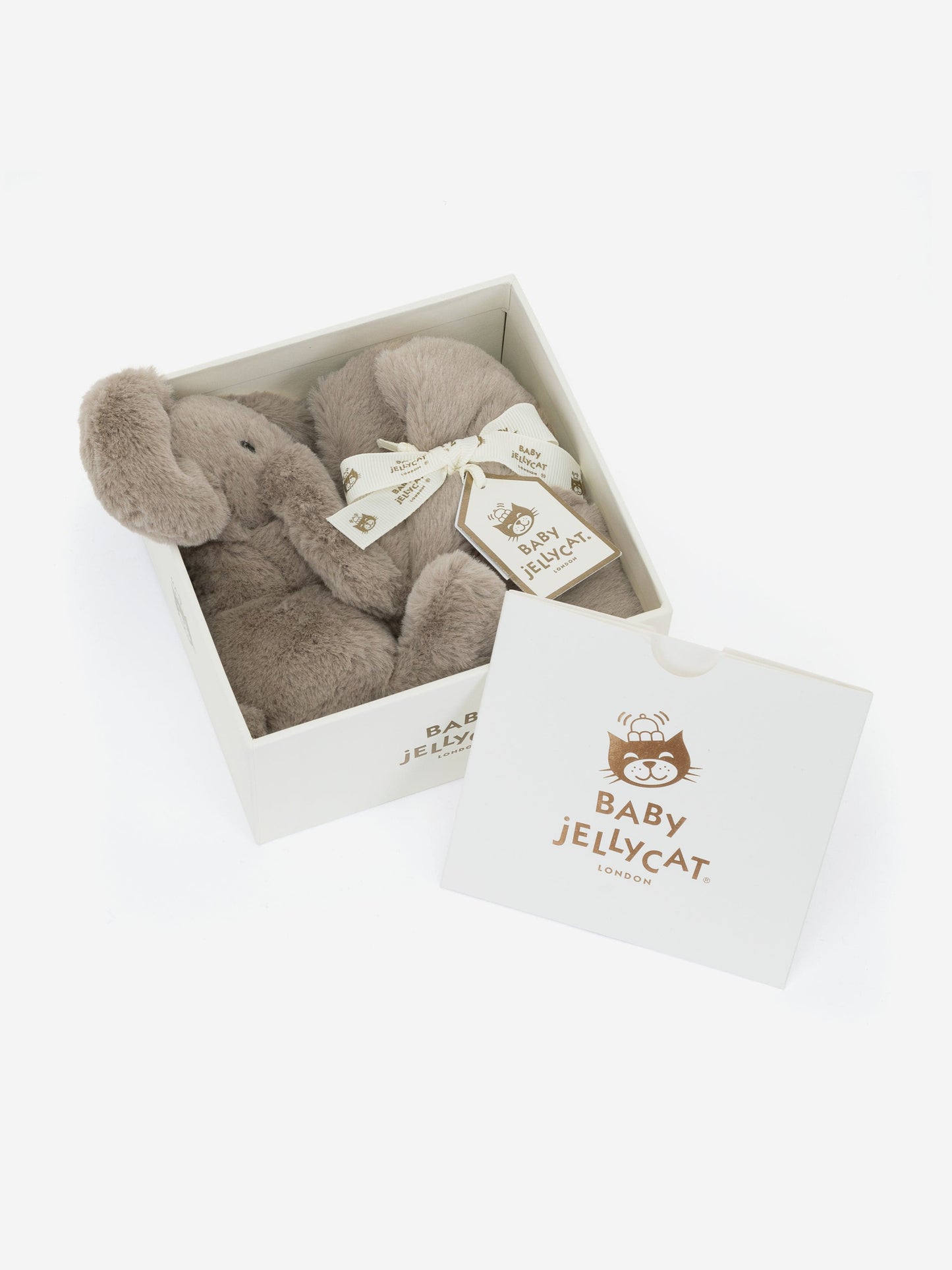 Jellycat Smudge Elephant Soother in Grey (29 CM) Childsplay Clothing