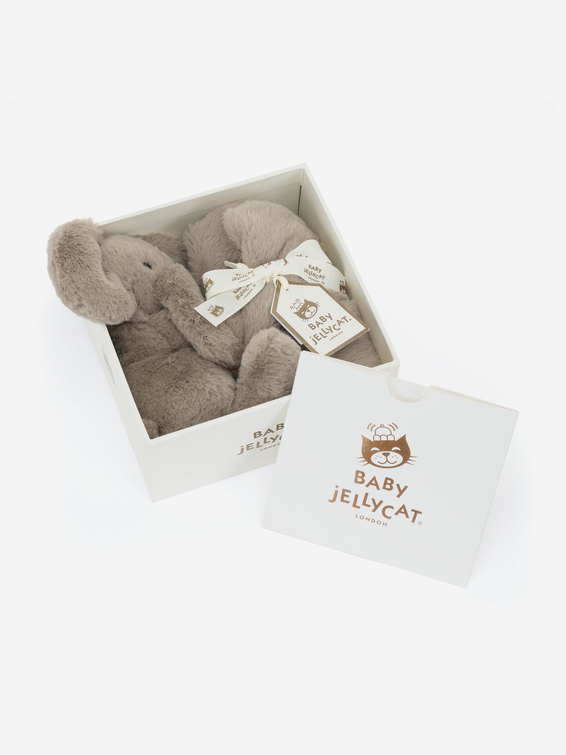 Jellycat Smudge Elephant Soother in Grey (29 CM) Childsplay Clothing