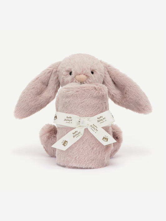 Jellycat Bashful Luxe Rosa Bunny Soother in Purple (34 CM) Childsplay Clothing