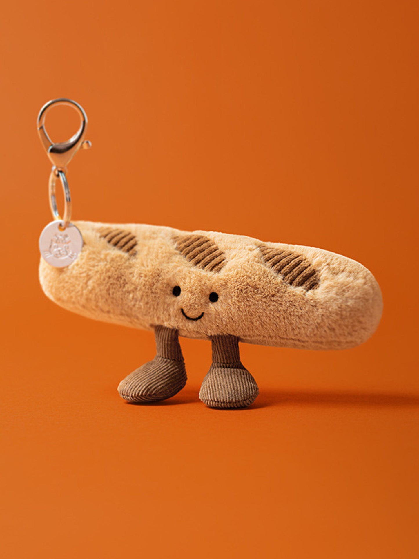 Jellycat Amuseables Baguette Bag Charm in Beige (15cm) Childsplay Clothing